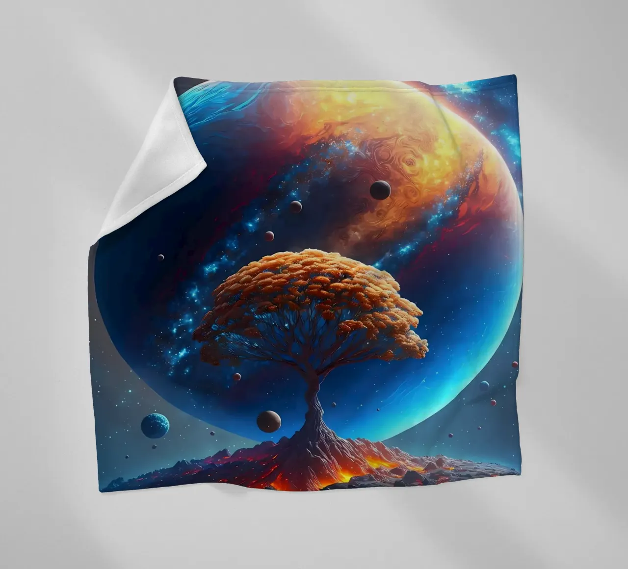 Albero cosmico della vita coperta in pile da Mikesell
