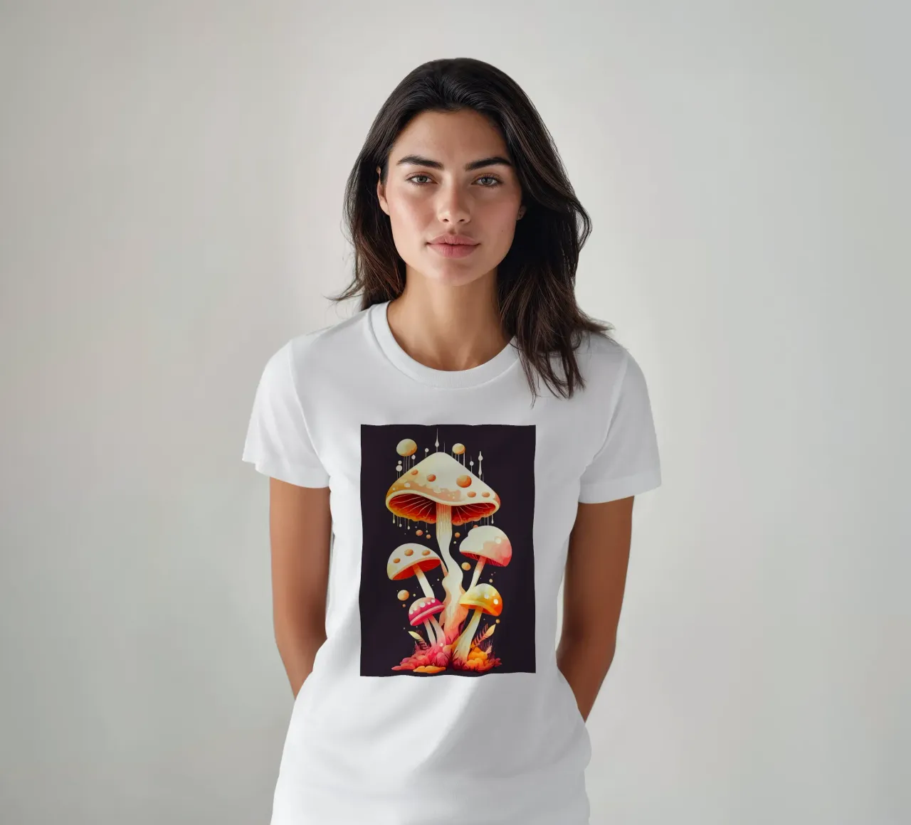 mushroom patch t-shirt by Delaplane