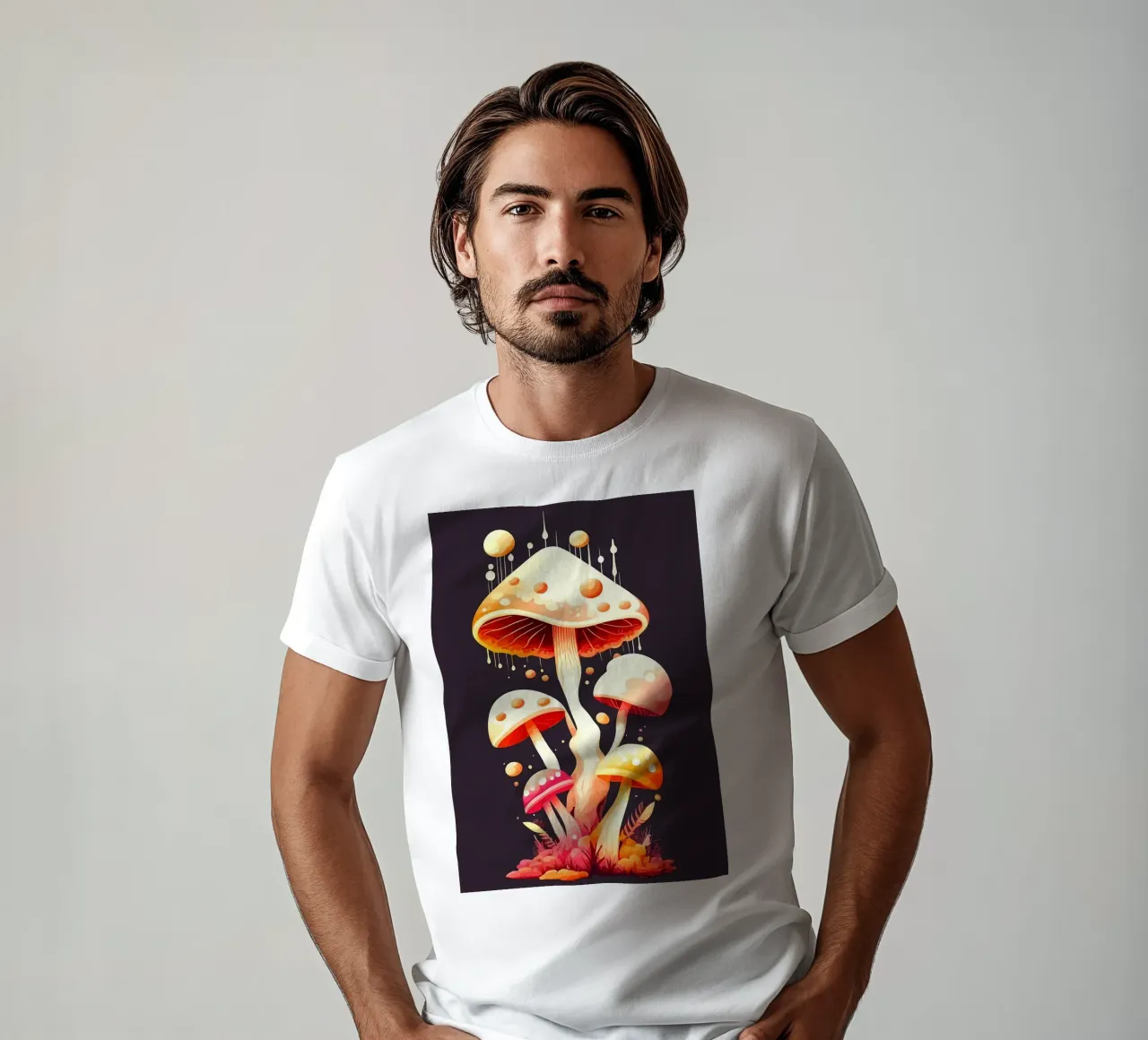 mushroom patch t-shirt by Delaplane