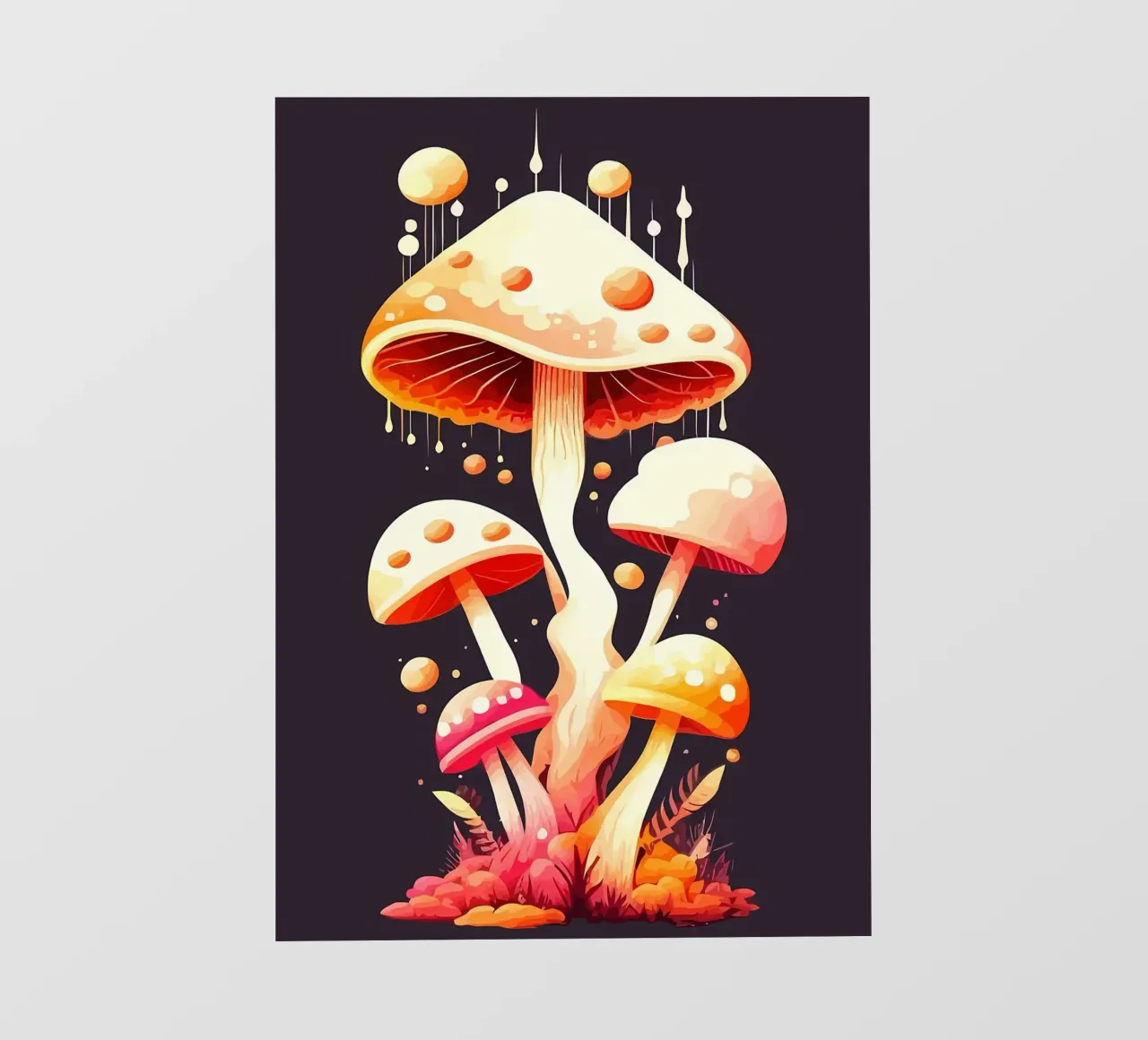 Funghi pellicola backlit da Delaplane