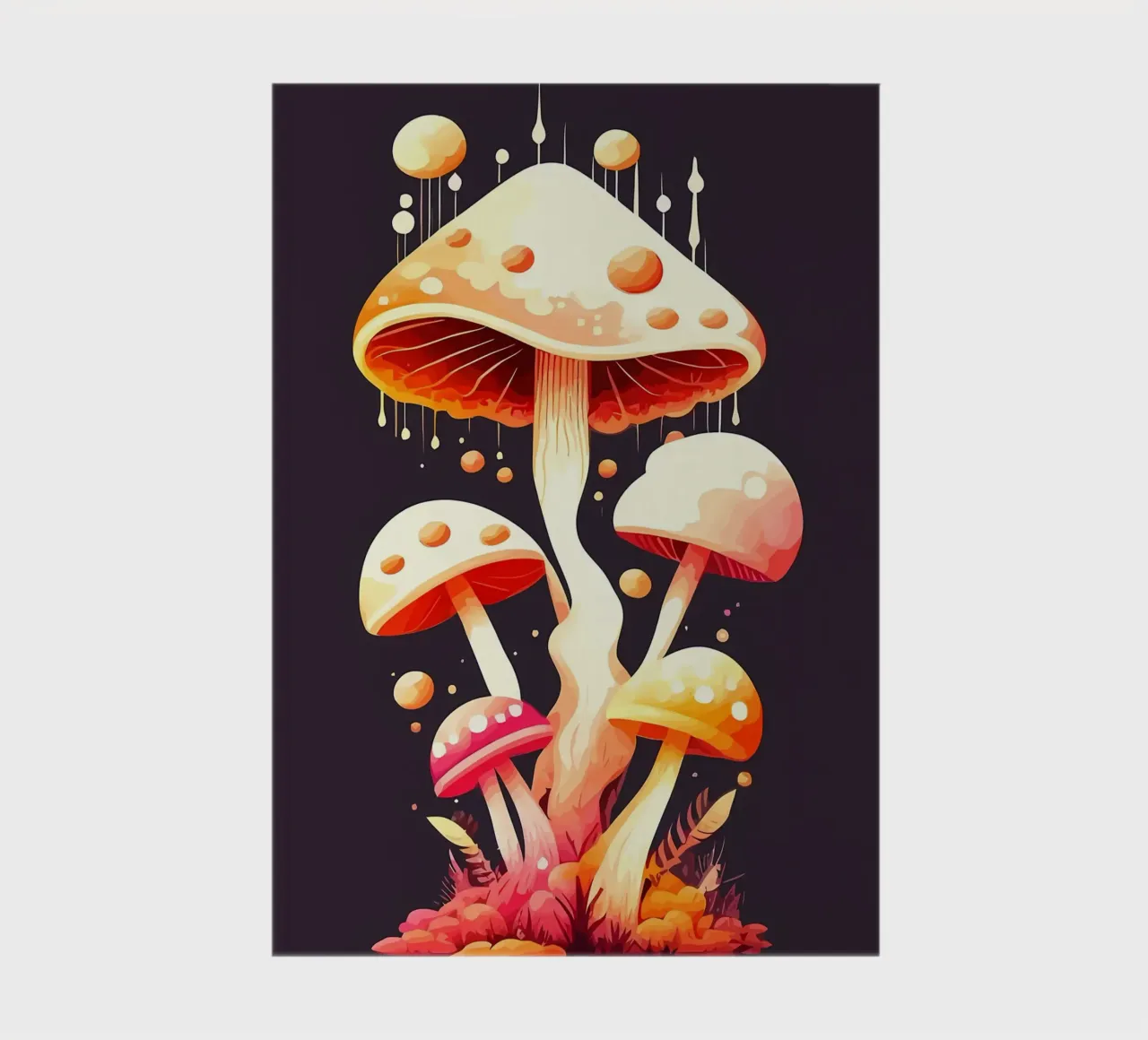 mushroom patch notebook by Delaplane
