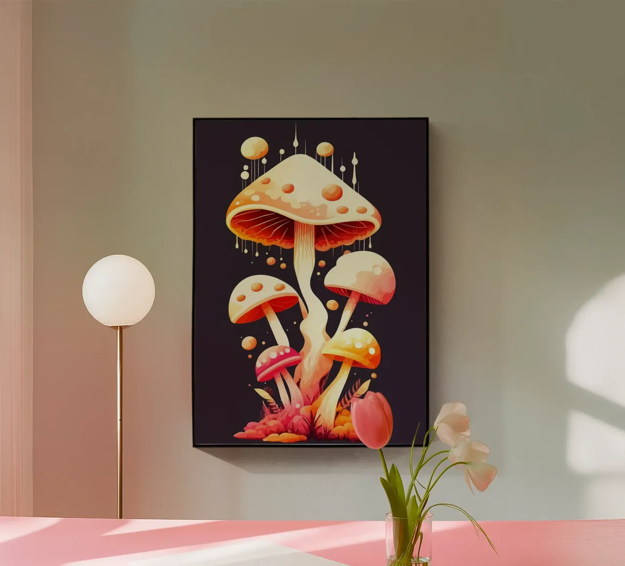 Funghi plexiglass da Delaplane