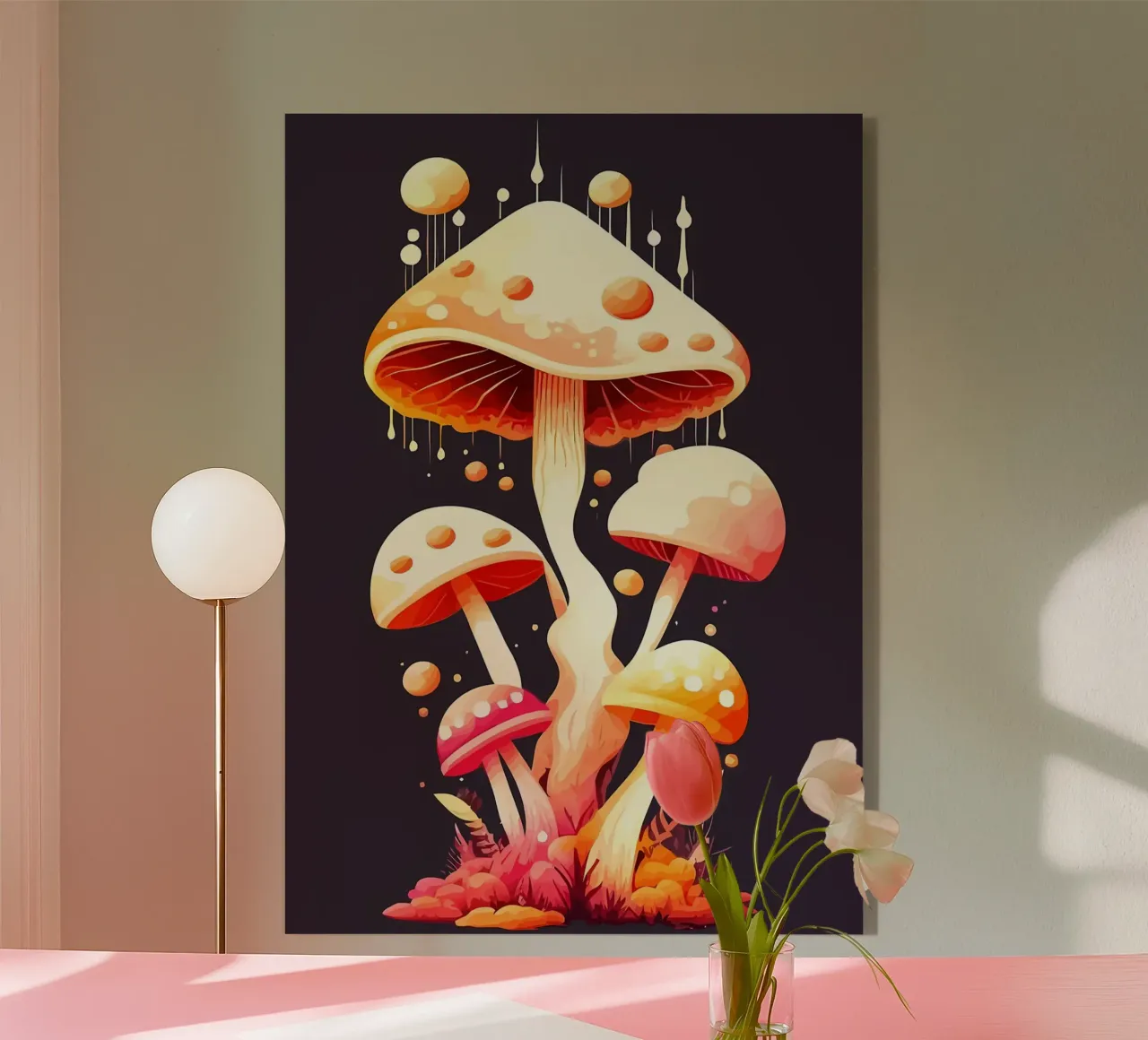 Funghi plexiglass da Delaplane