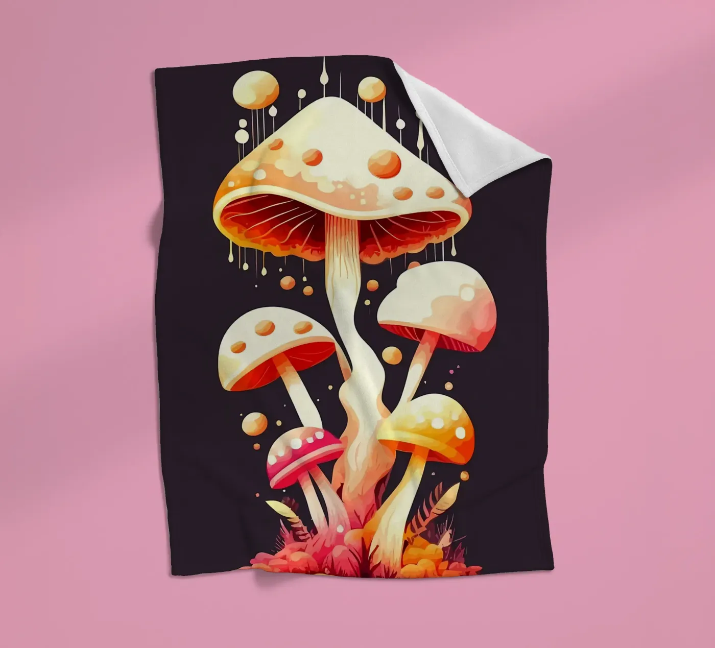 Pilzbeet Fleecedecke von Delaplane