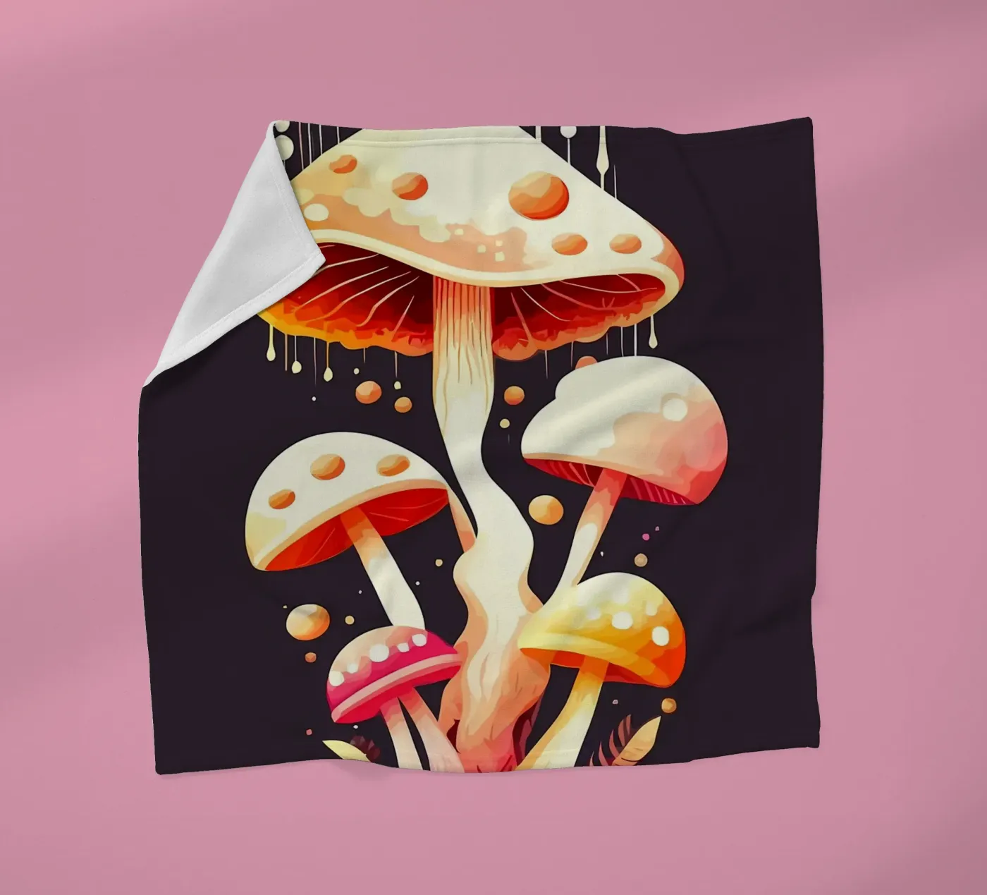 Pilzbeet Fleecedecke von Delaplane