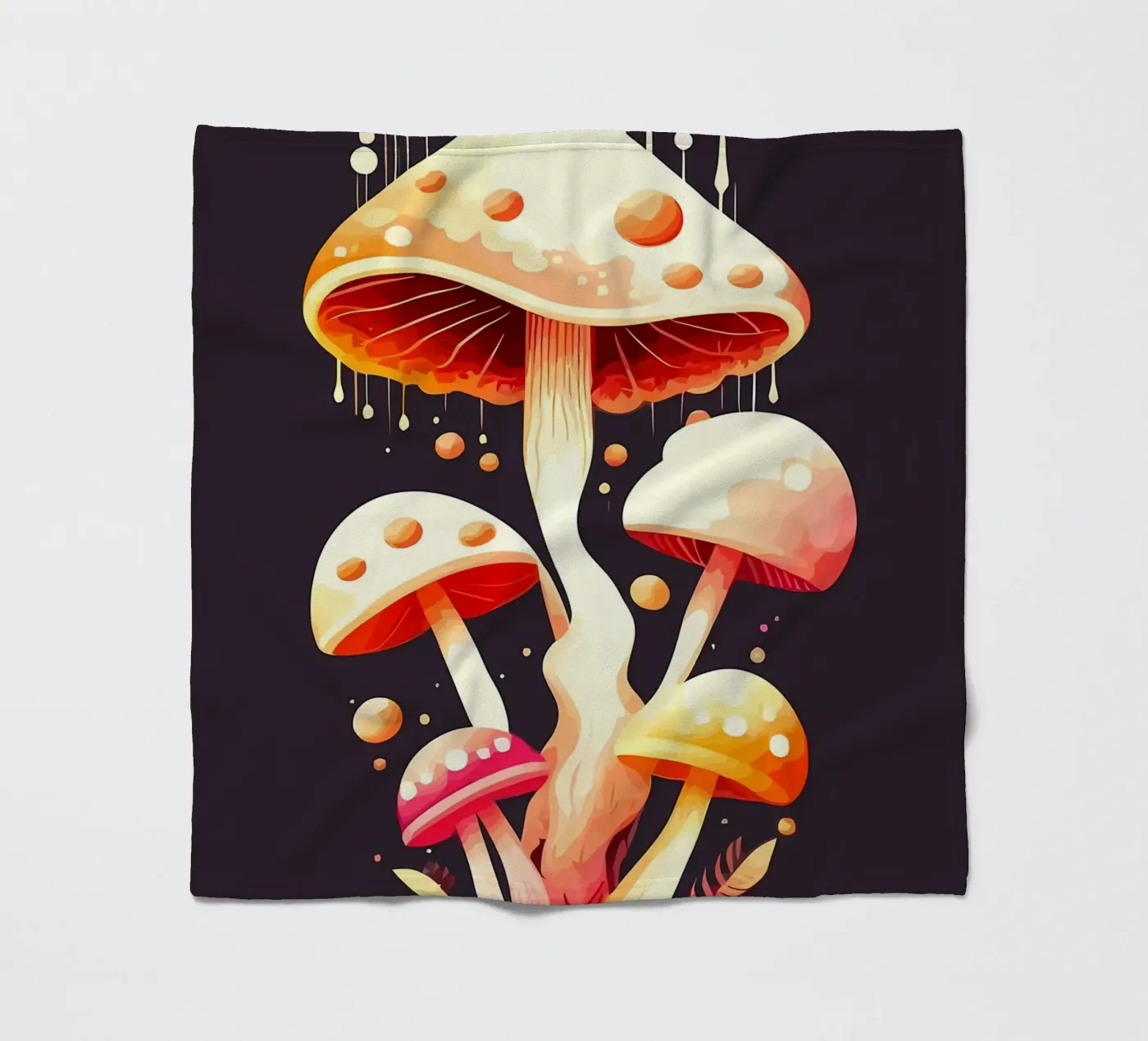 Pilzbeet Fleecedecke von Delaplane