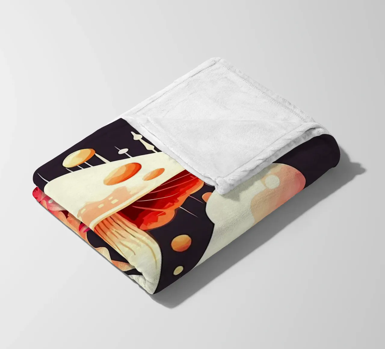 paddenstoelplaats fleecedeken van Delaplane