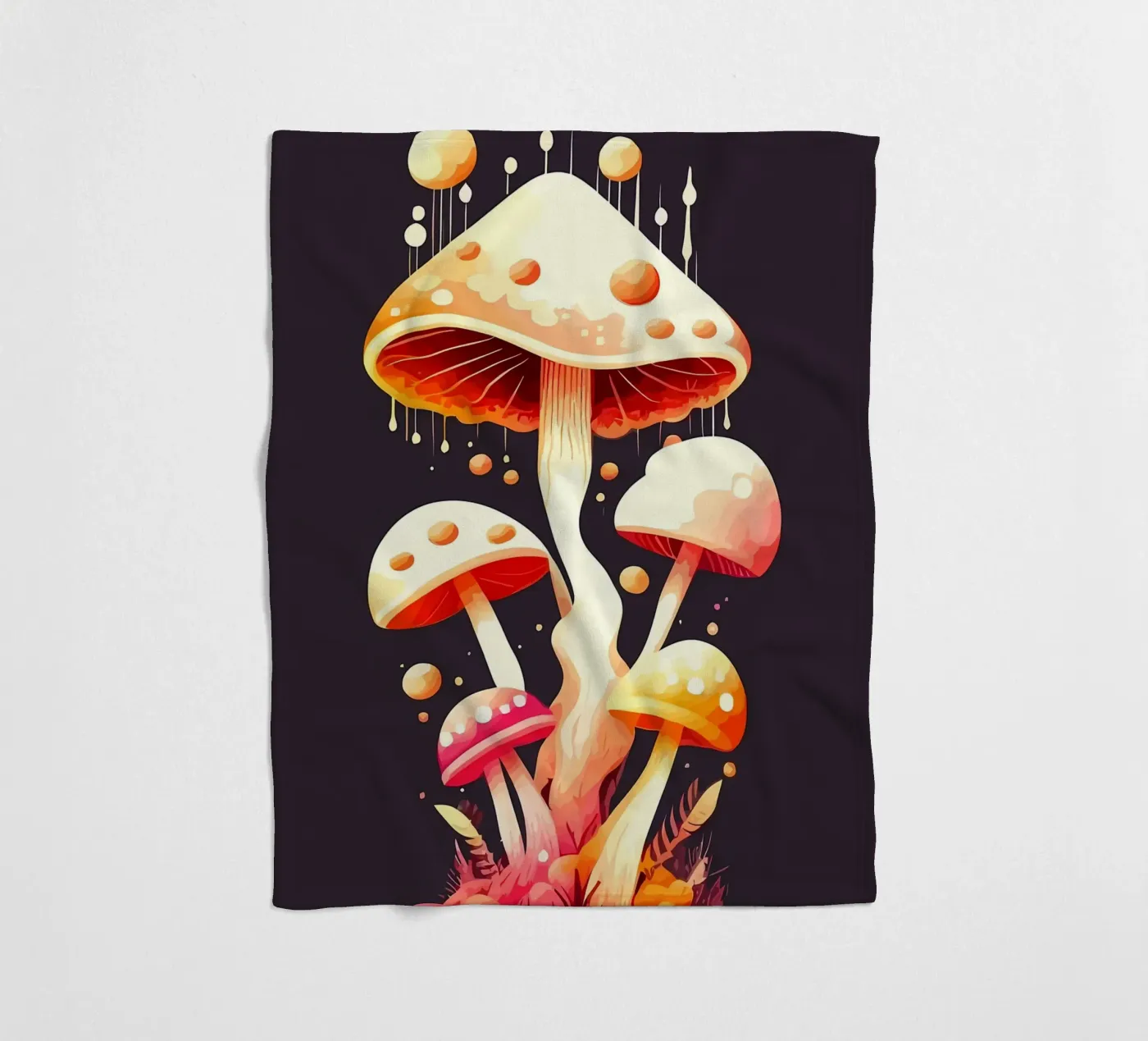 Pilzbeet Fleecedecke von Delaplane