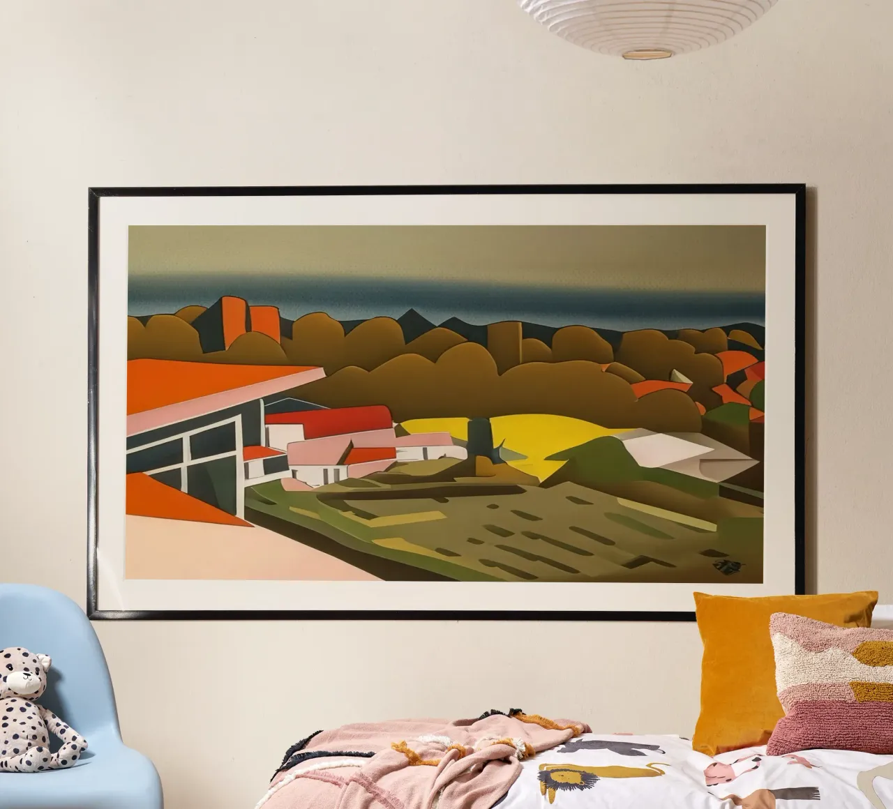 Excursion_landscape_19 poster by Abstract Art by LK