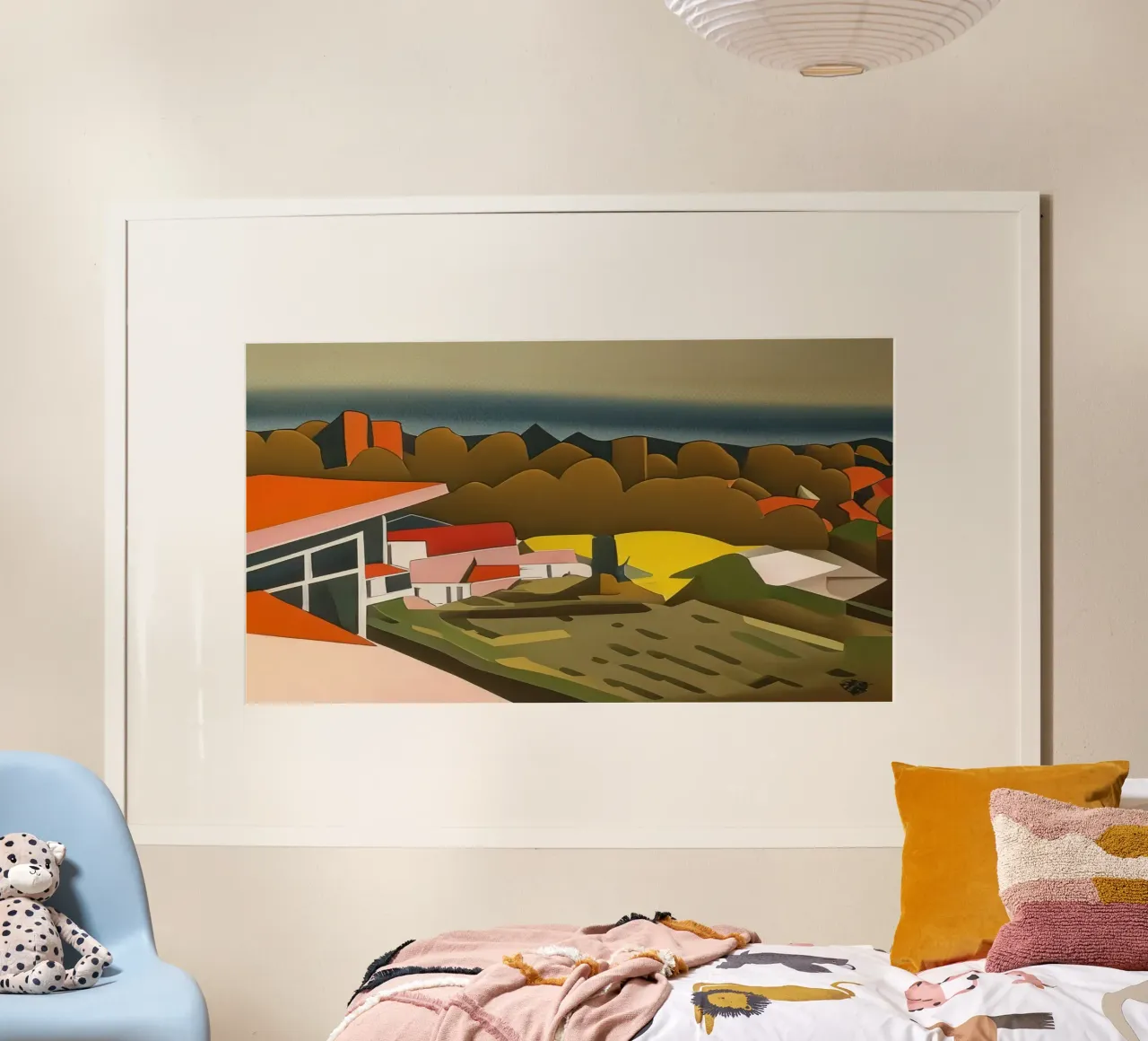 Excursion_landscape_19 poster by Abstract Art by LK