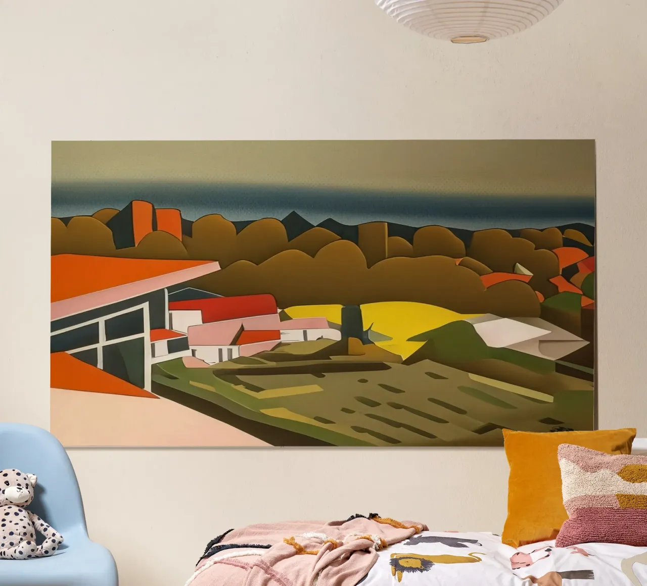 Excursion_landscape_19 poster by Abstract Art by LK