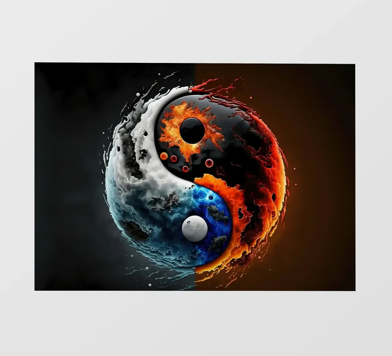 Equilibrio tra Yin e Yang pellicola backlit da Mikesell