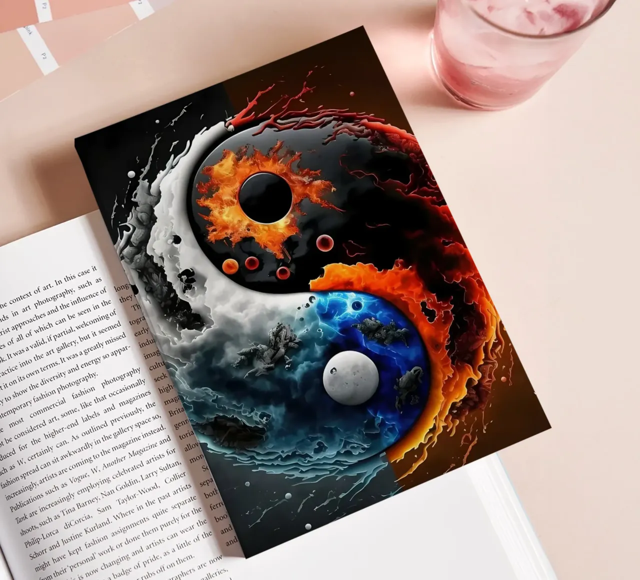 Yin and Yang Balance notebook by Mikesell
