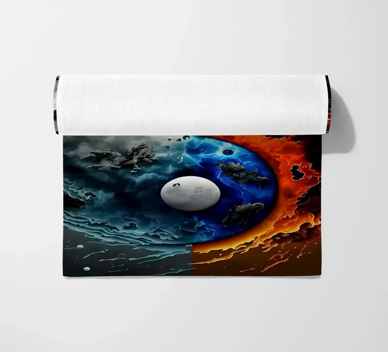 Equilibrio tra Yin e Yang telo mare da Mikesell