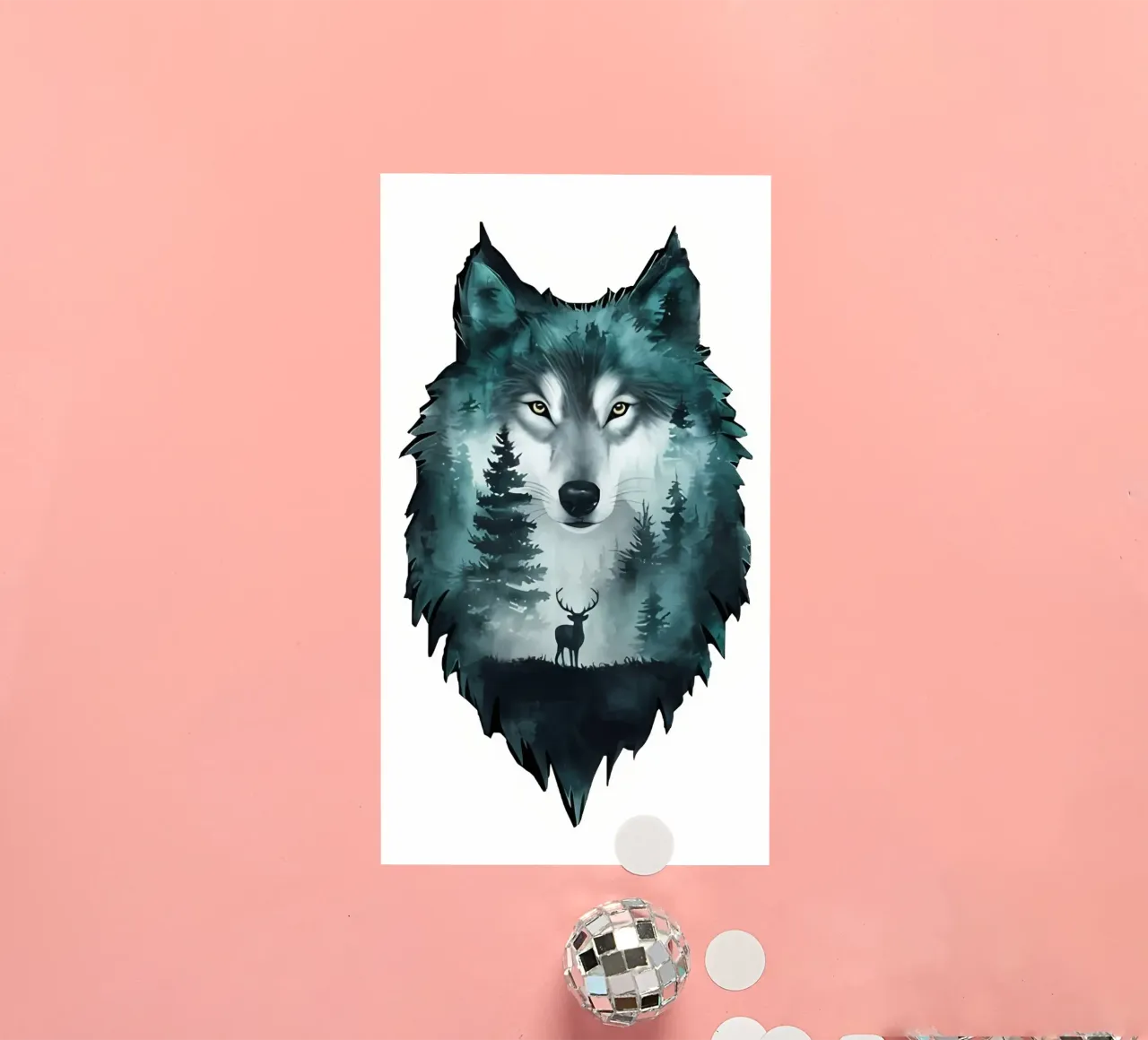 Minimalistische Poster 104 sticker van Kadynce