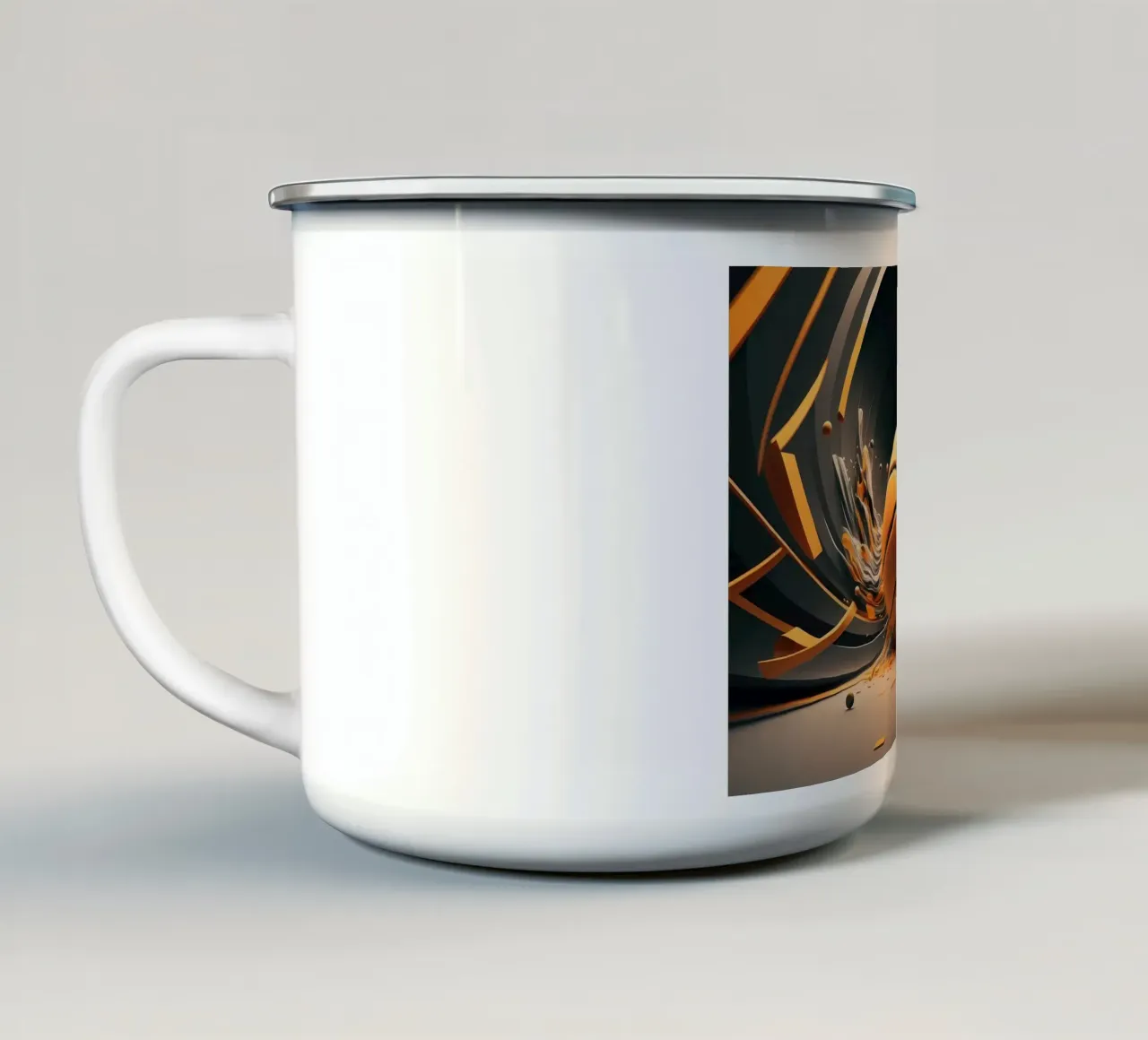 AMO IL BASKET tazza in smalto da Delaplane