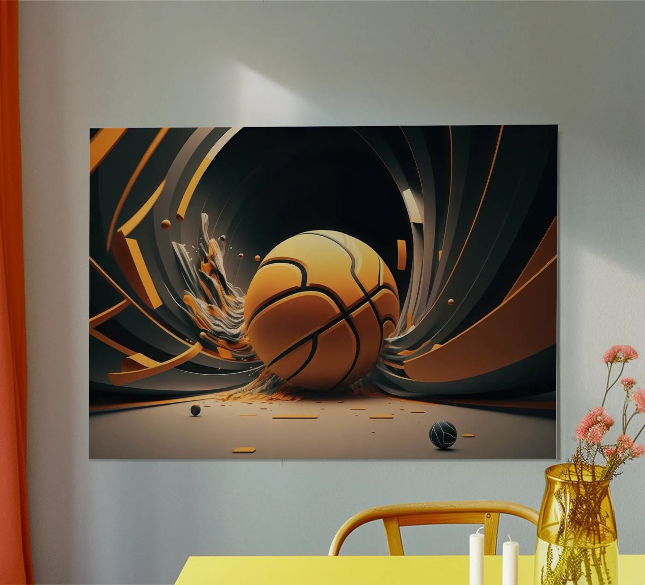 J'AIME LE BASKET-BALL poster de Delaplane