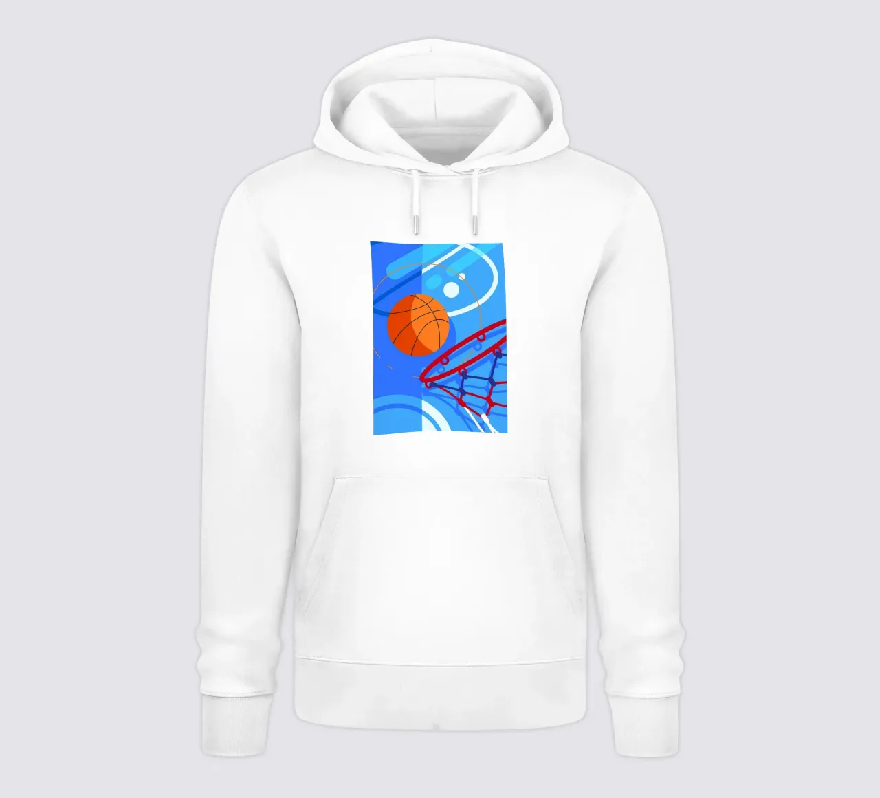Canasta de baloncesto sudadera con capucha de Delaplane