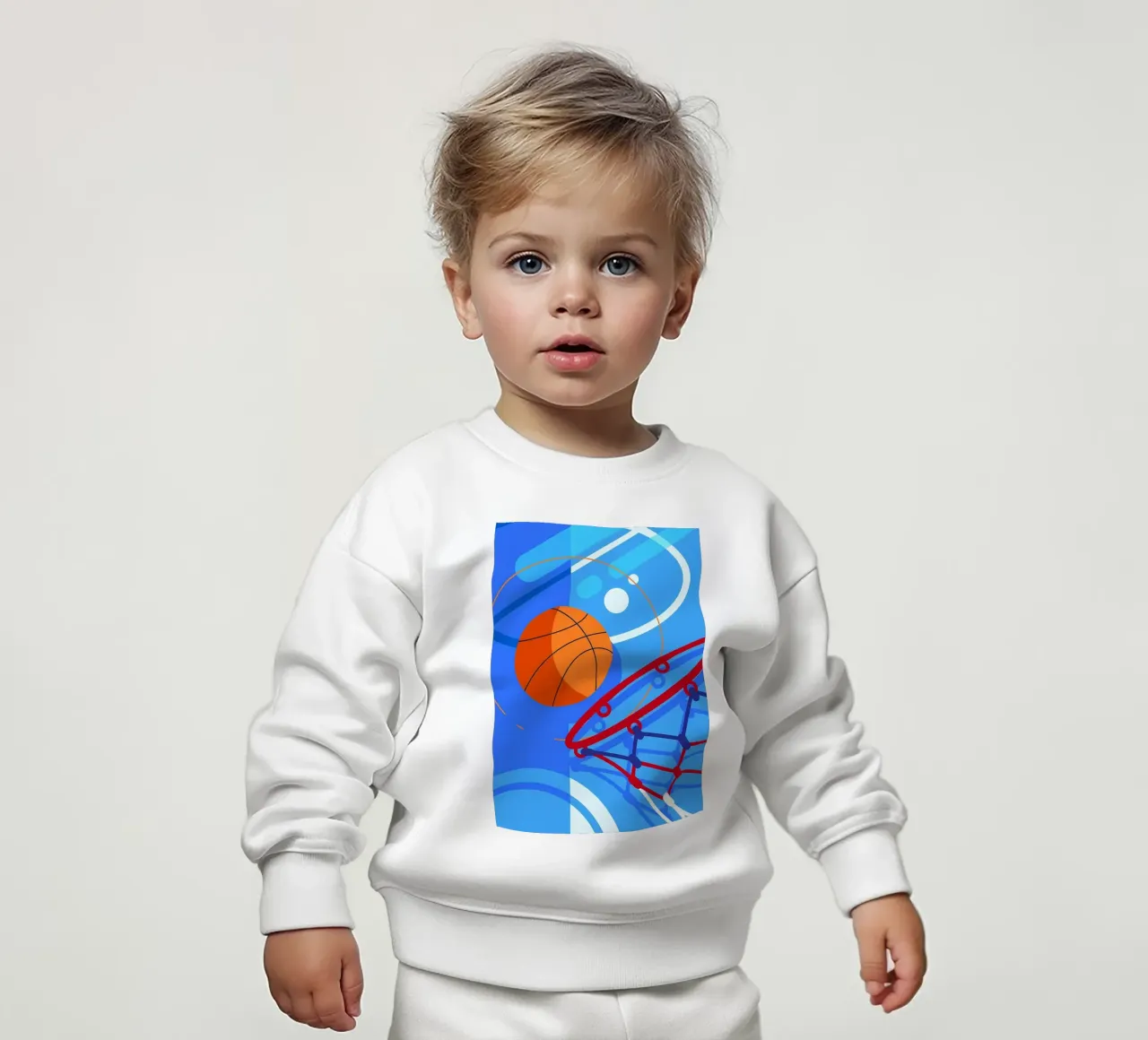 Canasta de baloncesto sudadera de bebé de Delaplane