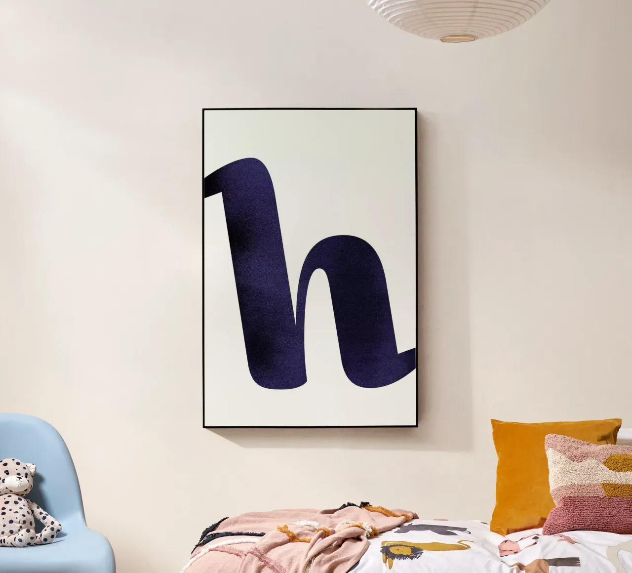 Navy H plexiglass da petiteCAPS