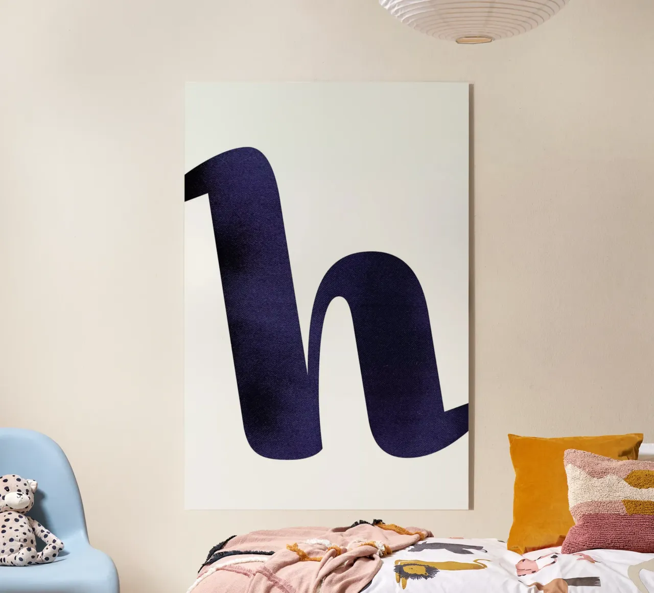 Navy H plexiglass da petiteCAPS