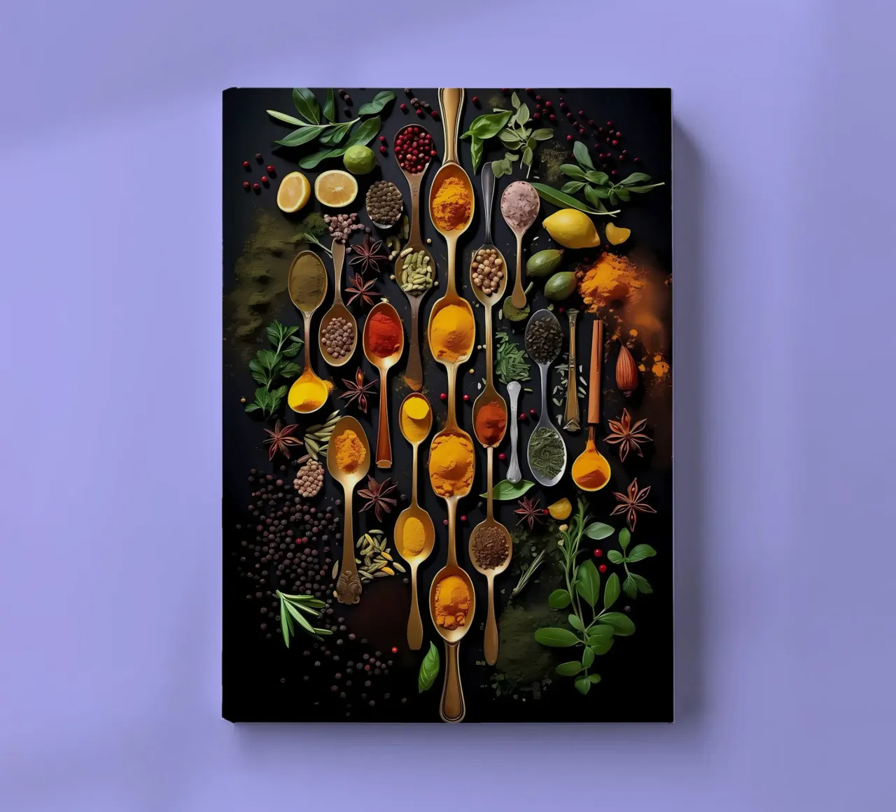 Herbs and Spices Food 2 notebook by Mikesell