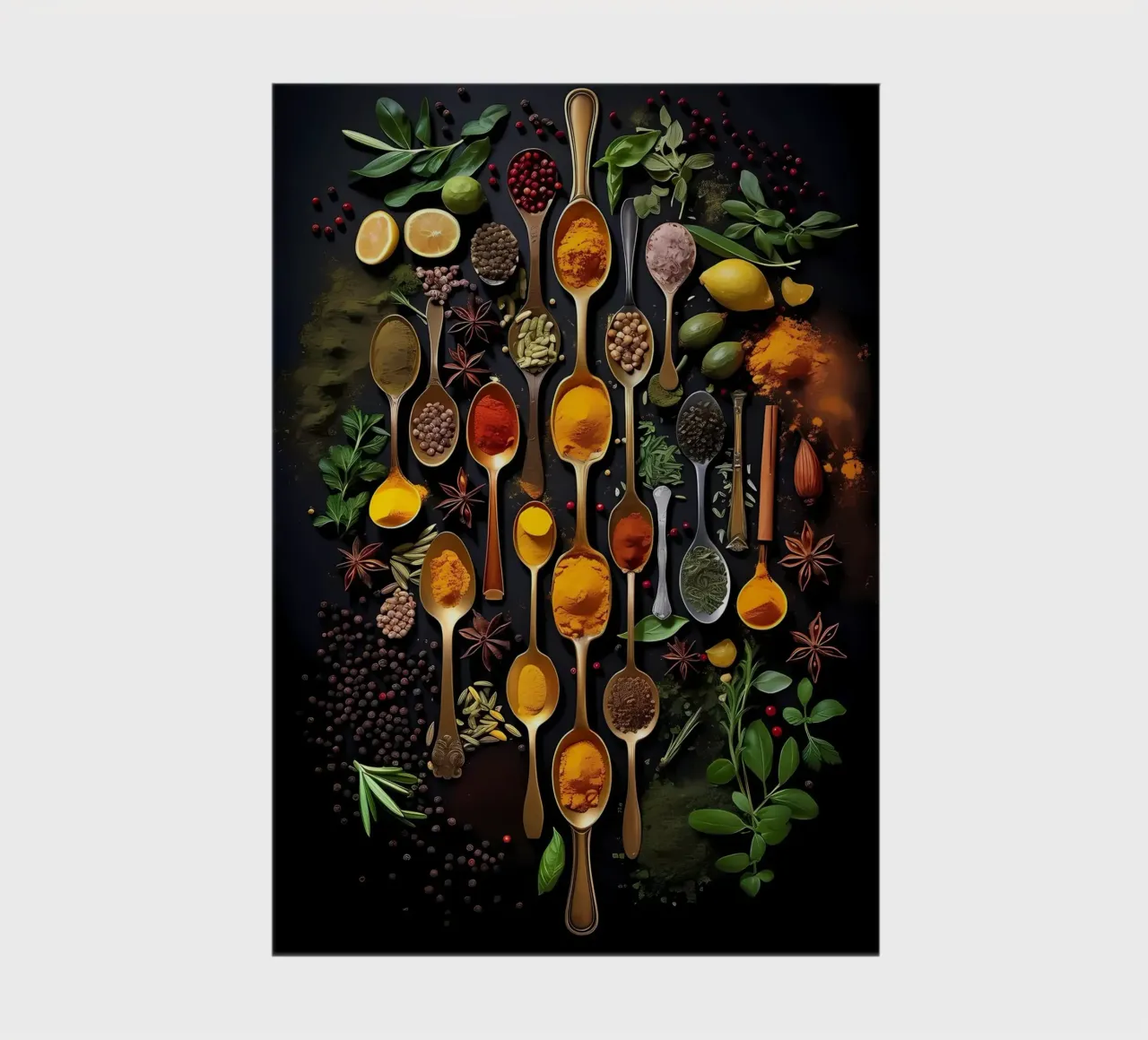 Herbs and Spices Food 2 notebook by Mikesell