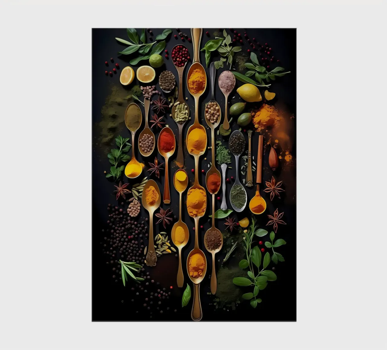 Herbs and Spices Food 2 notebook by Mikesell