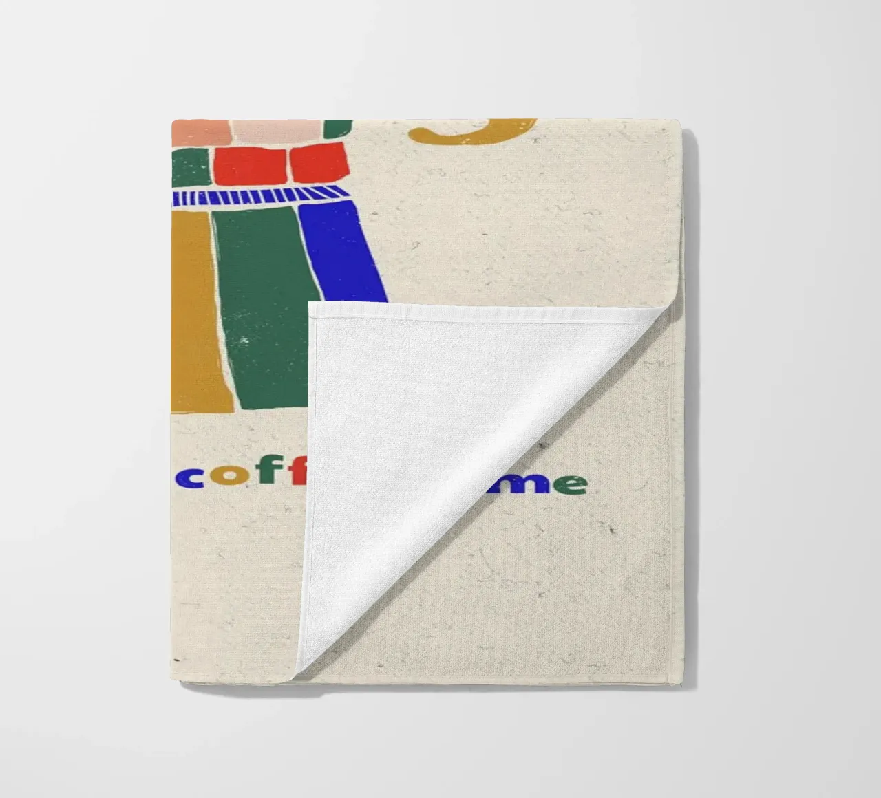 Anytime is Coffee Time - Colorful Moka Pot Art telo mare da showmemars