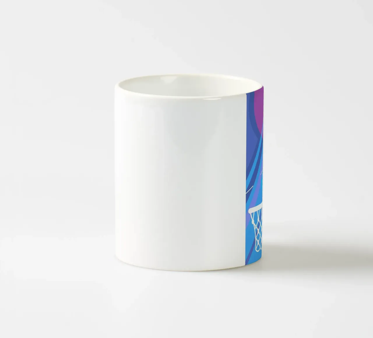 Tiro a canestro tazza in ceramica da Delaplane