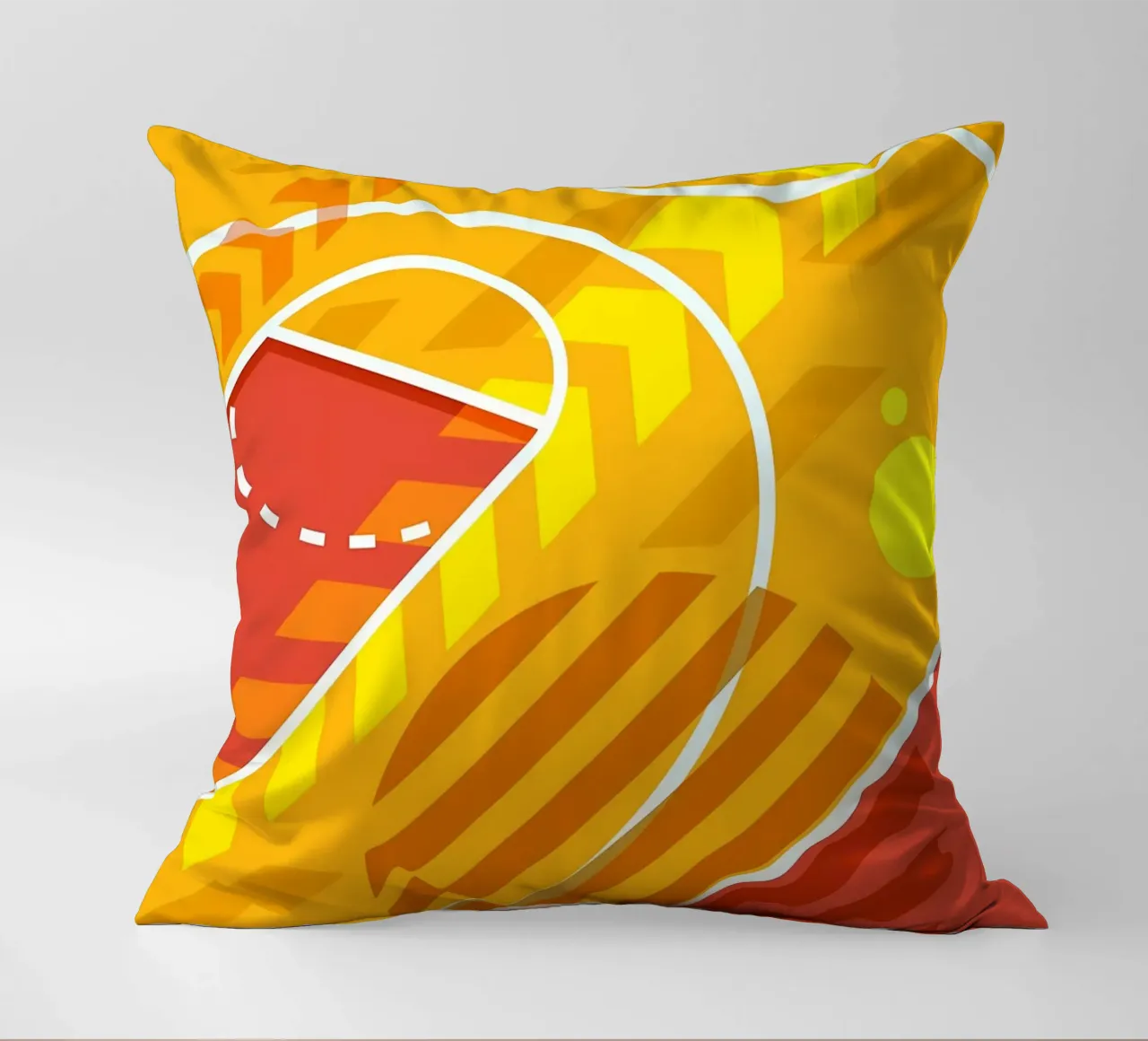 basketball court decorative cushion by Delaplane