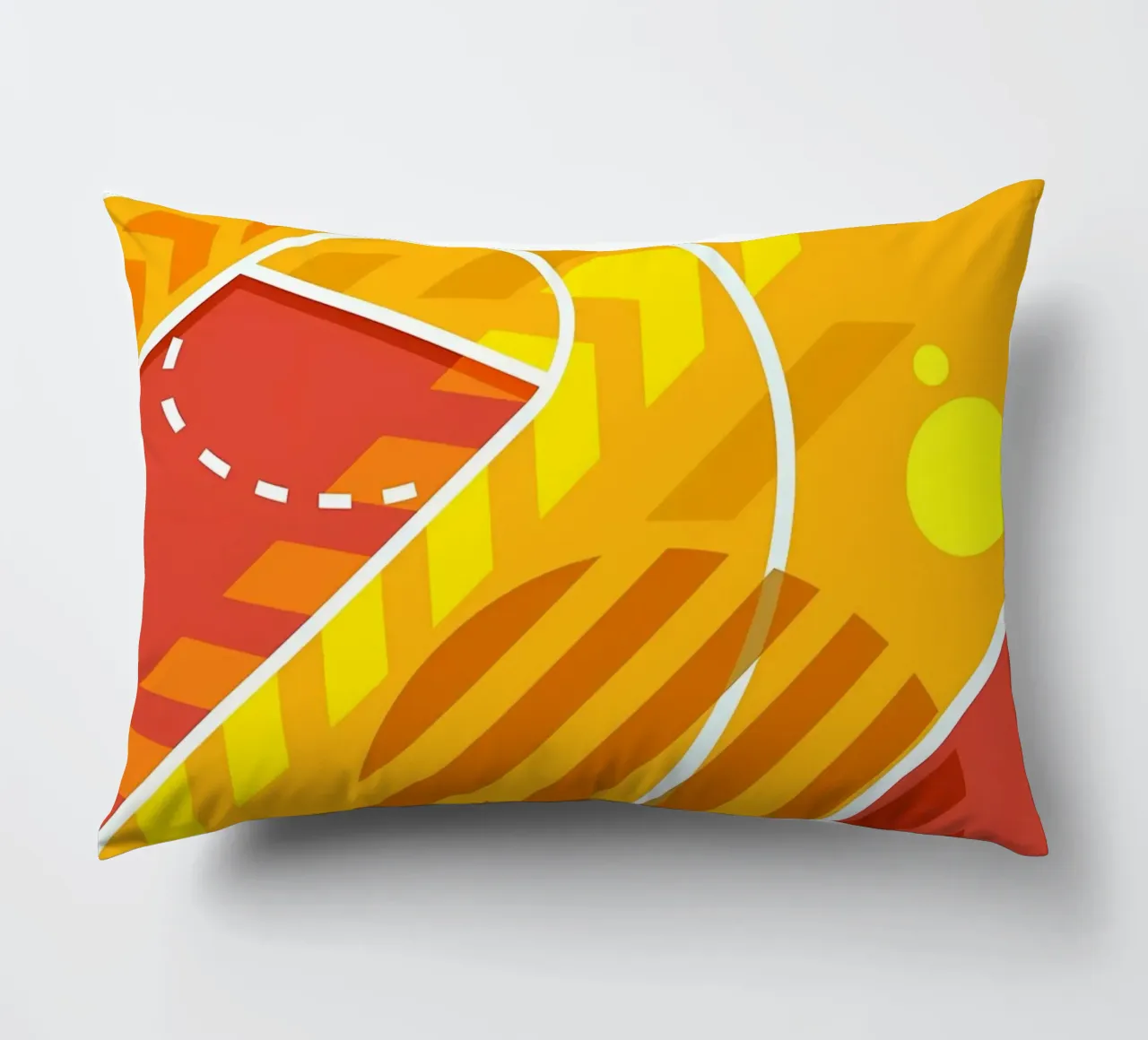 basketball court decorative cushion by Delaplane