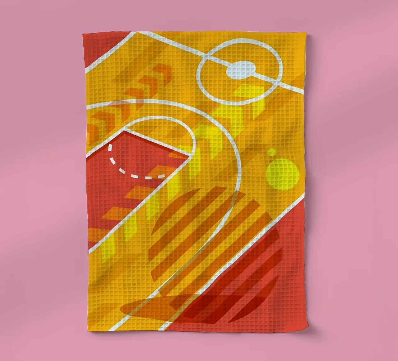 terrain de basket torchon de Delaplane