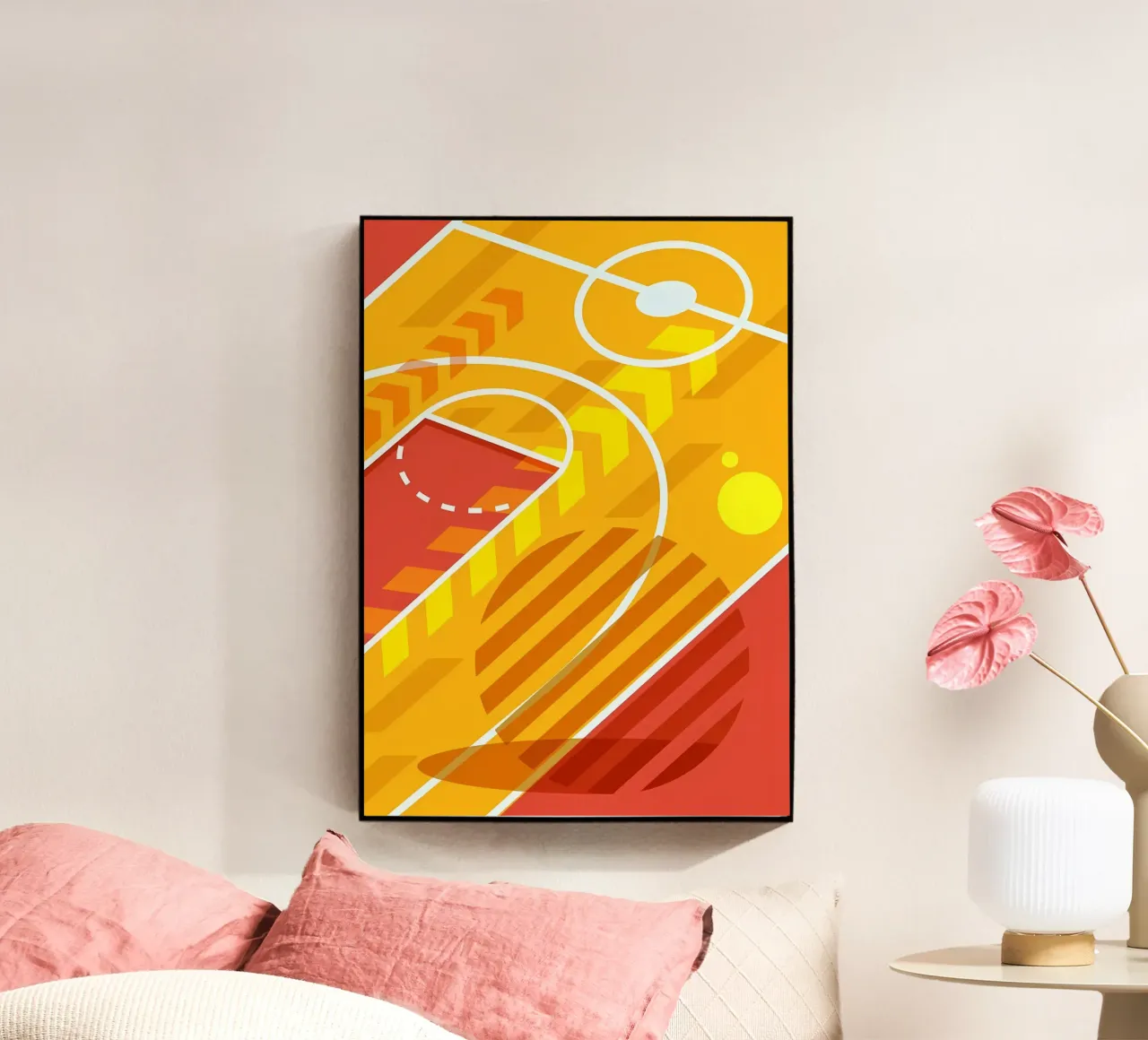 basketball court acrylic glass by Delaplane