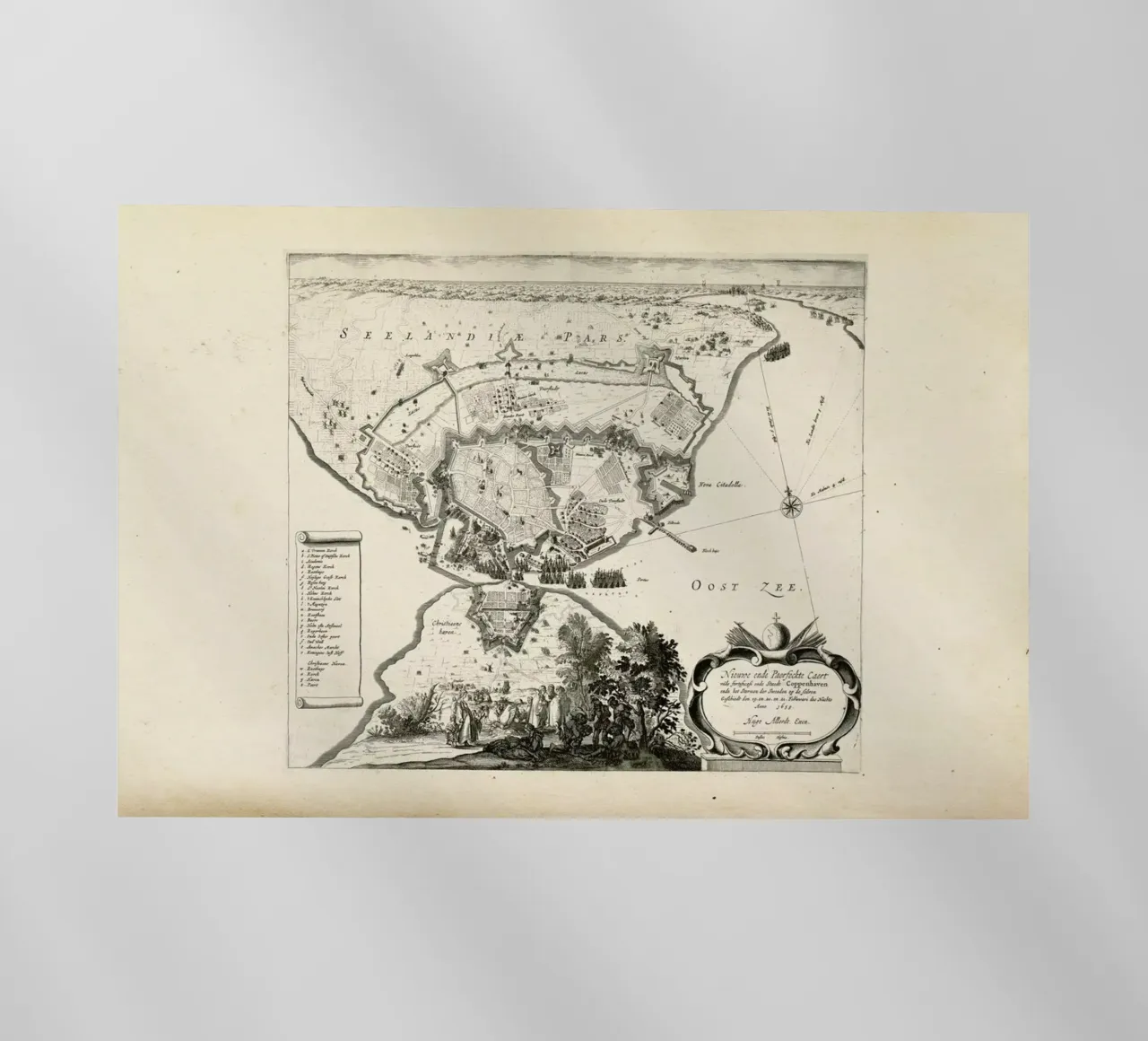 Copenhagen, Denmark, 1659 pellicola backlit da Artokoloro Quint Lox Ltd
