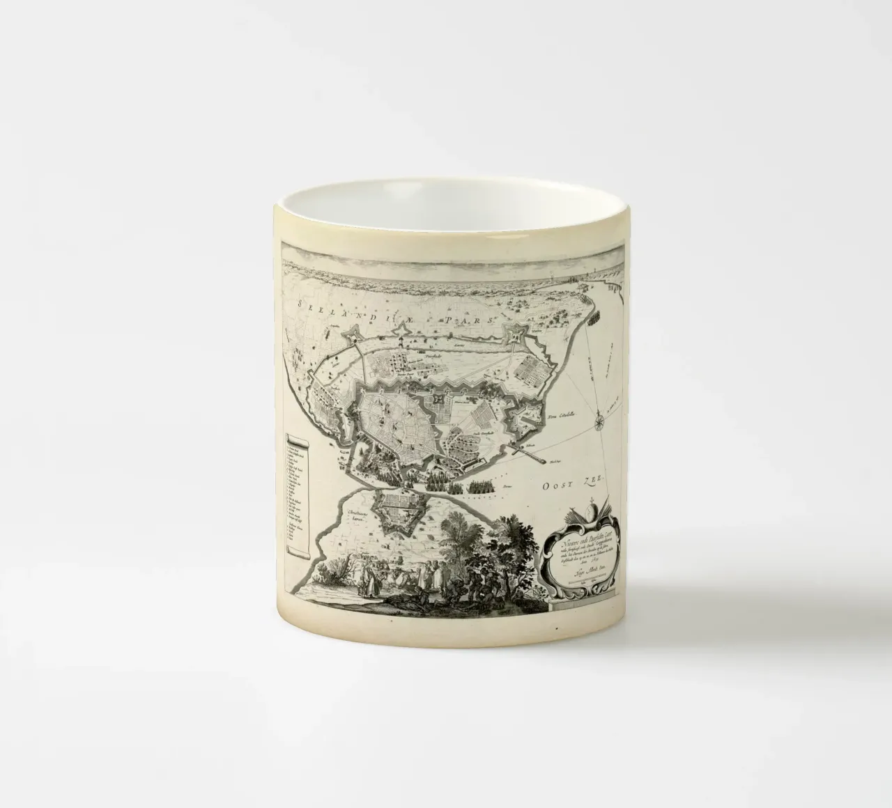 Copenhagen, Denmark, 1659 tazza in ceramica da Artokoloro Quint Lox Ltd