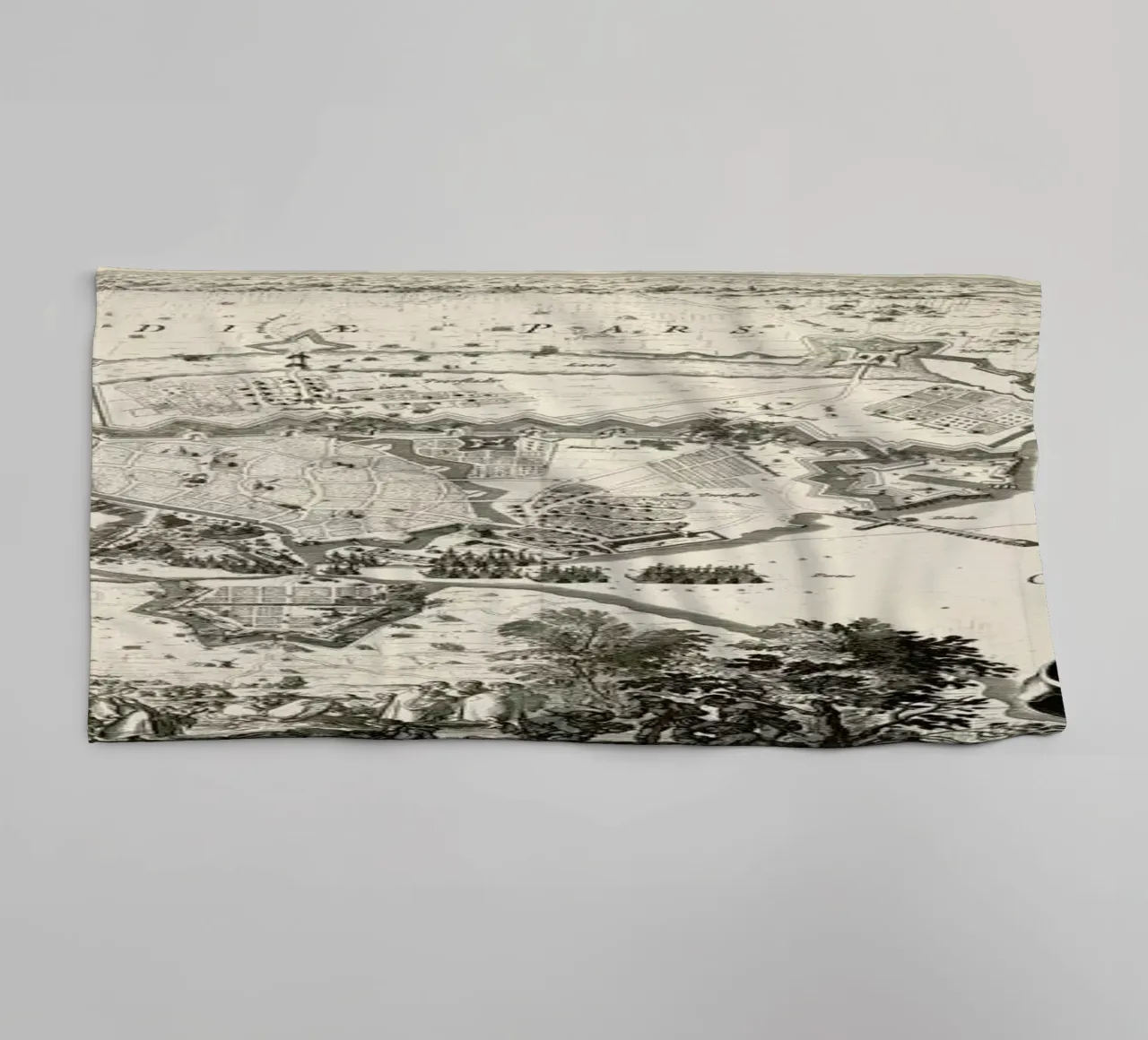 Copenhagen, Denmark, 1659 asciugamano da bagno da Artokoloro Quint Lox Ltd