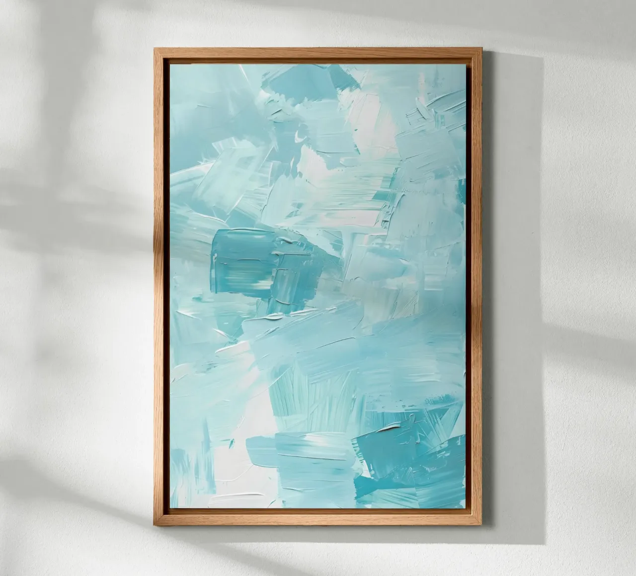 Pennello blu chiaro alluminio dibond da Yaso Design & Art