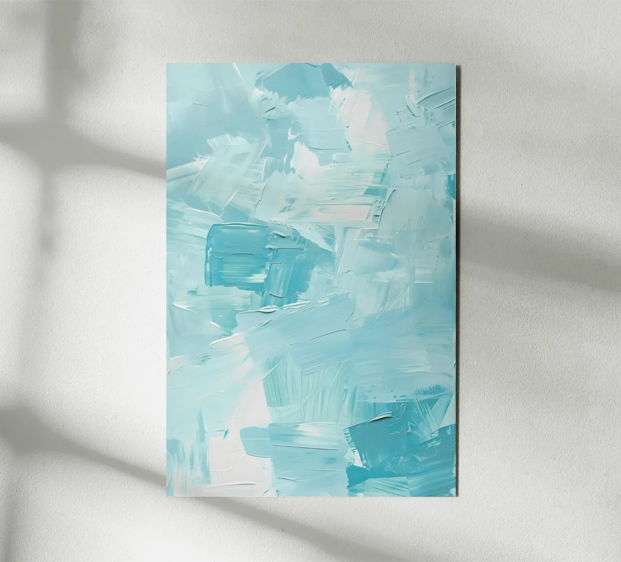 Pennello blu chiaro alluminio dibond da Yaso Design & Art