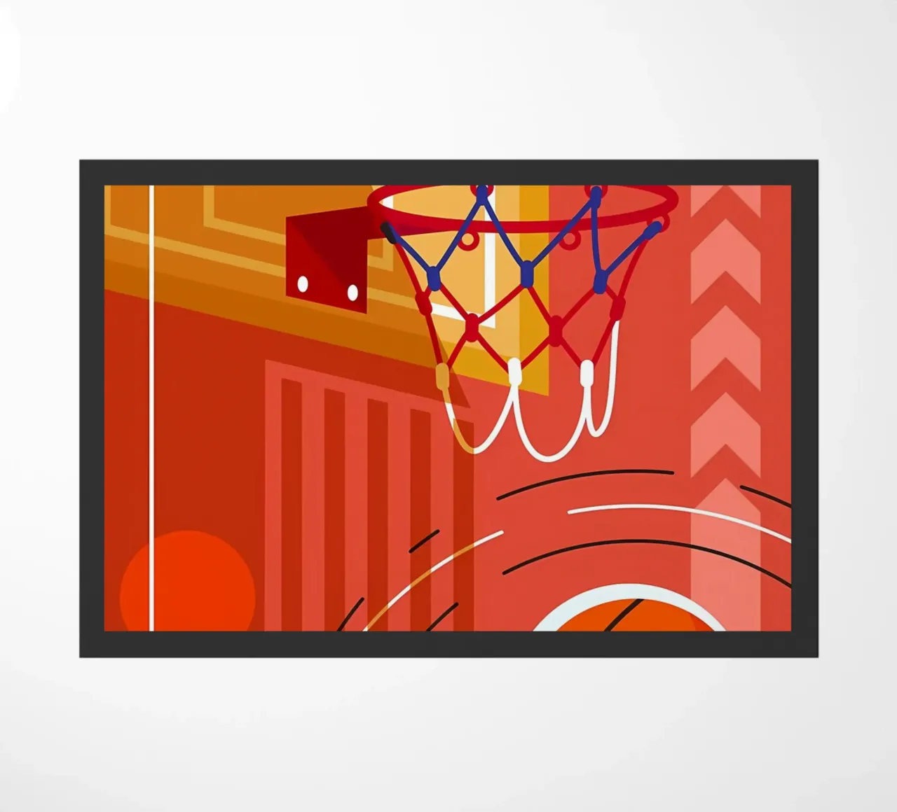 Decorazione da parete per la pallacanestro zerbino da Delaplane