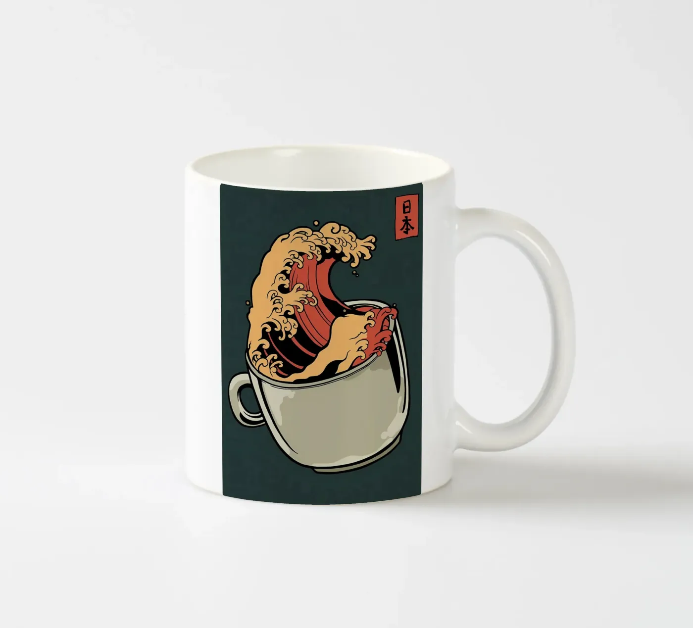 Poster ceramic mug by Mikesell