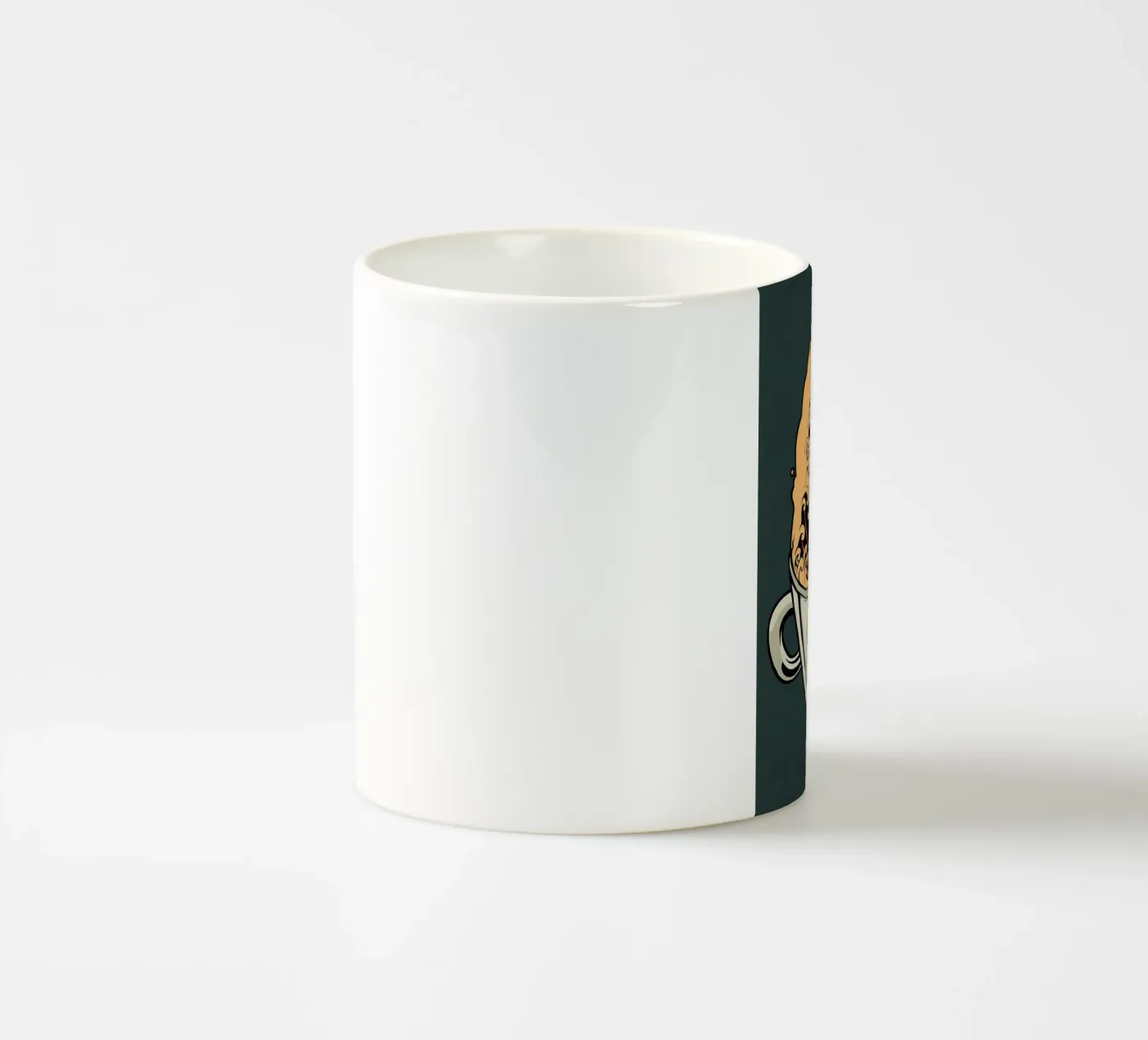 Poster ceramic mug by Mikesell