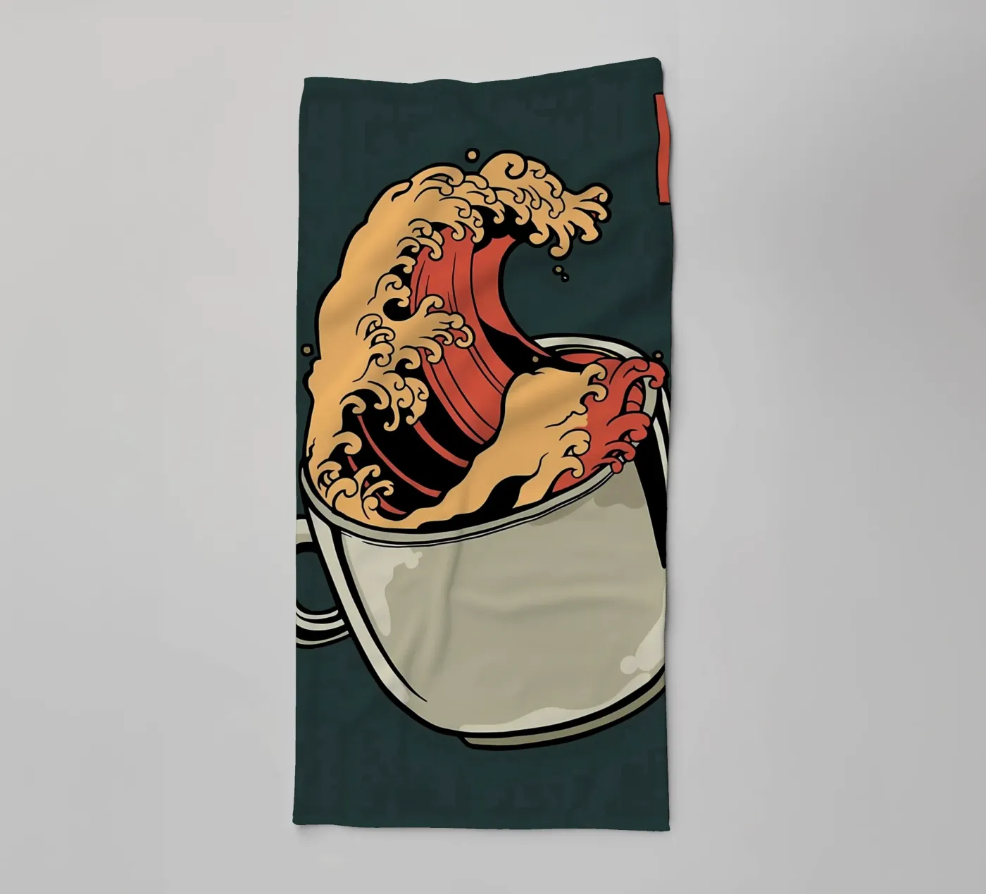 Poster badhanddoek van Mikesell