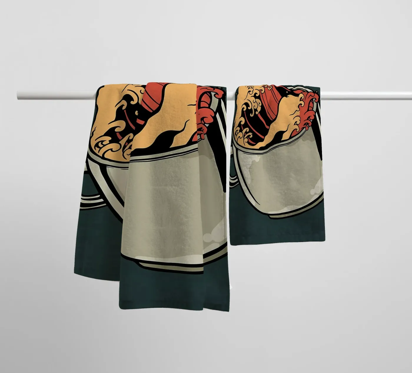 Poster badhanddoek van Mikesell