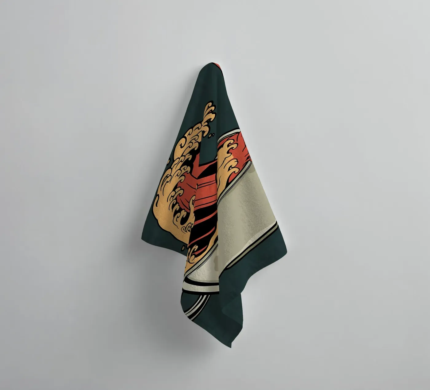 Poster badhanddoek van Mikesell