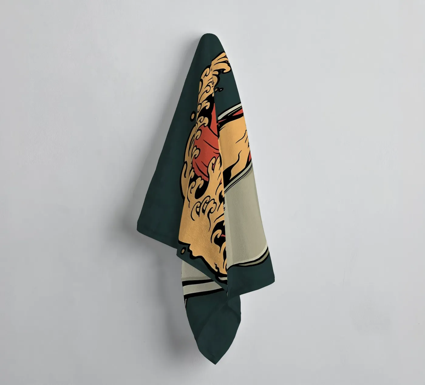 Poster badhanddoek van Mikesell