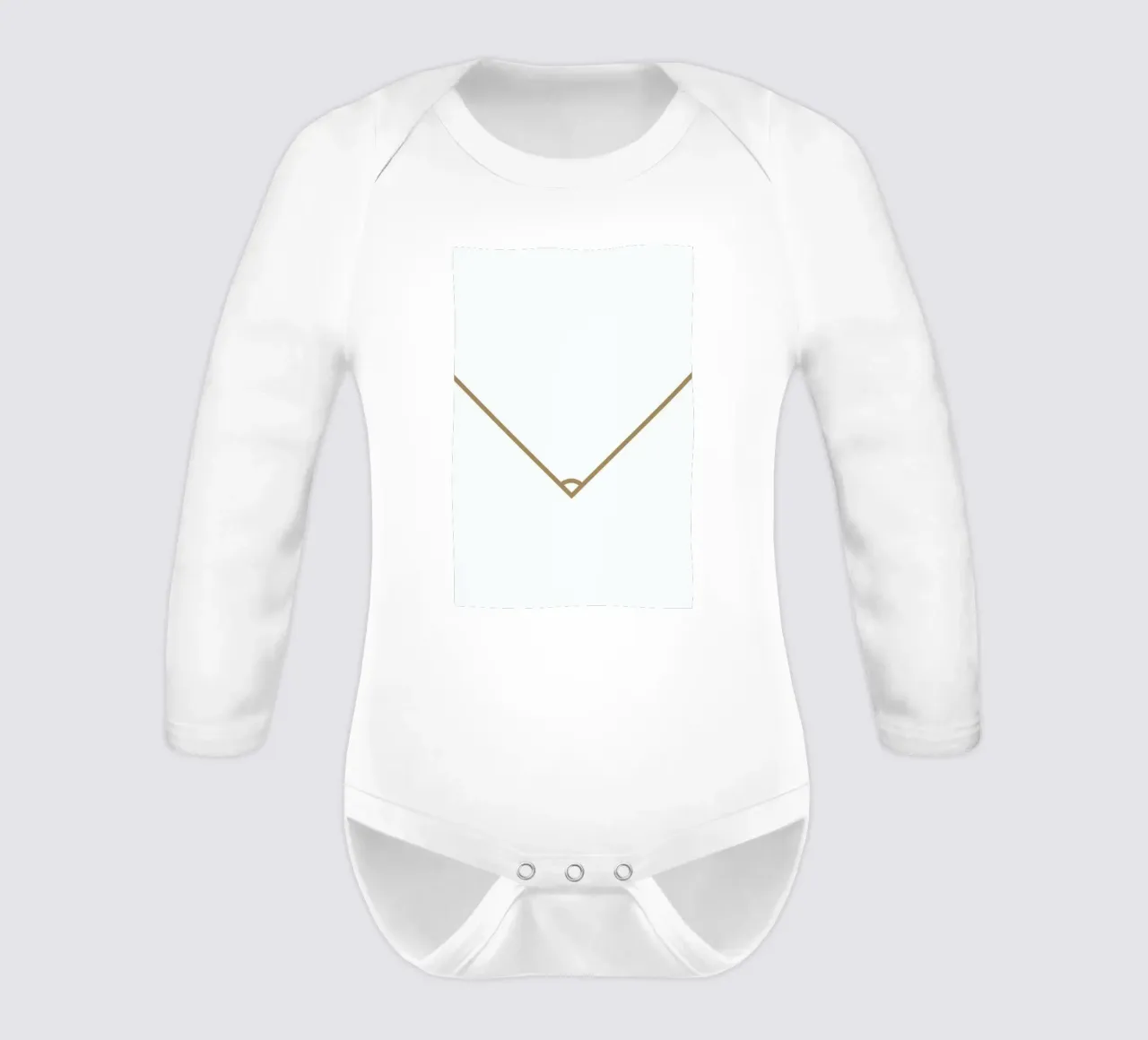 Corner long-sleeve baby romper by Dean Smith