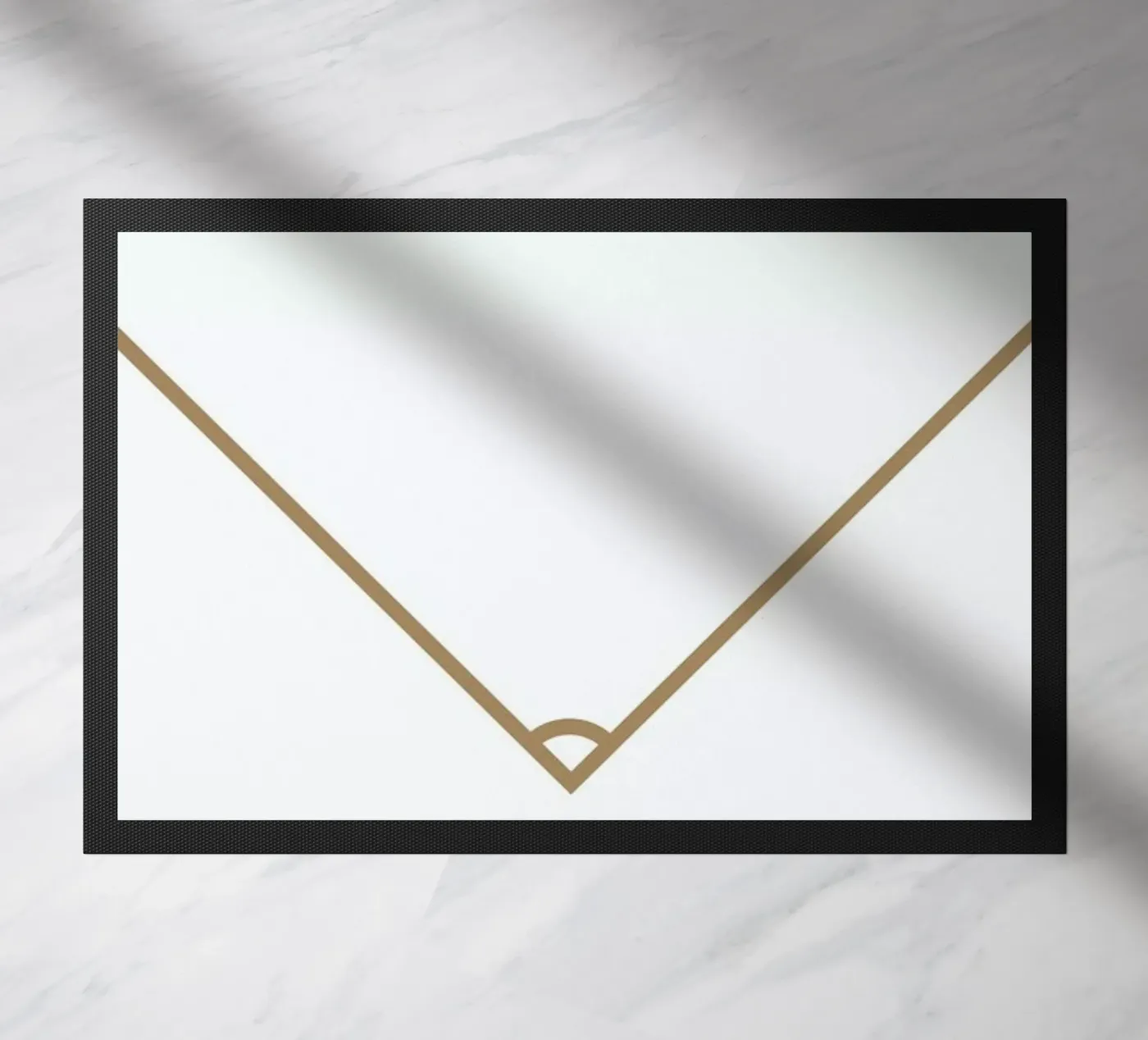Corner doormat by Dean Smith