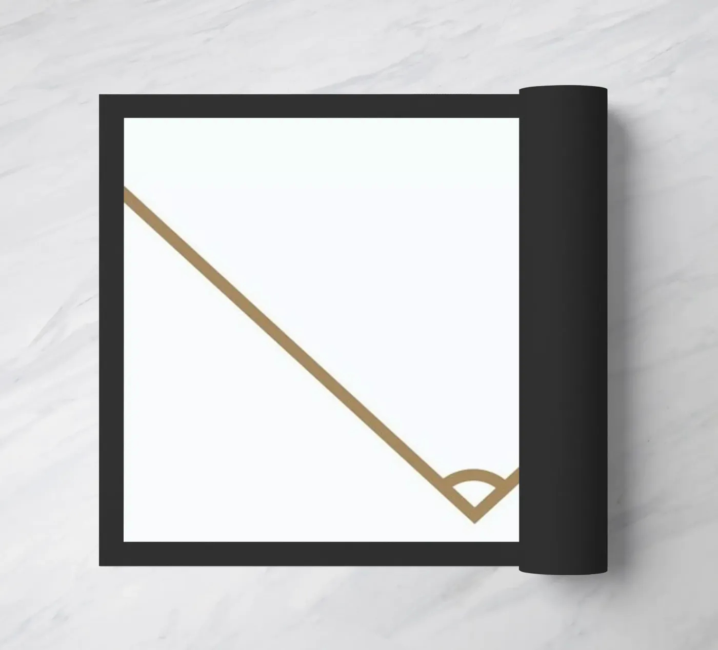Corner doormat by Dean Smith