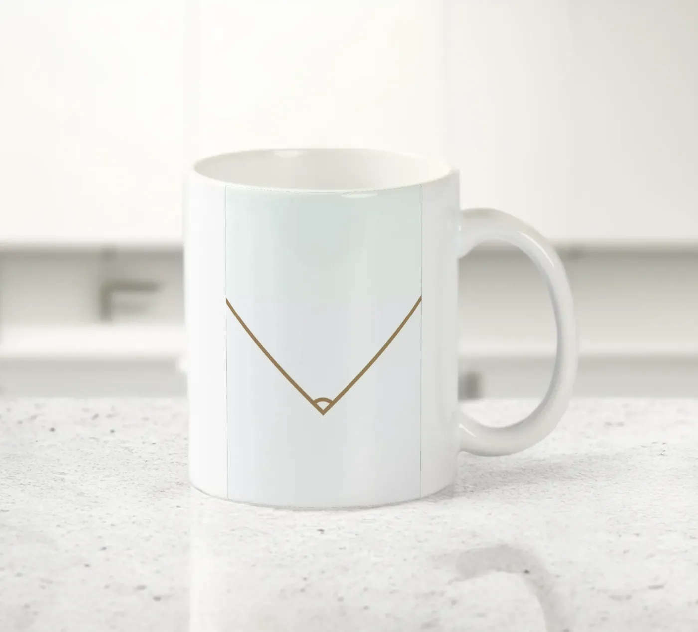 Corner ceramic mug by Dean Smith